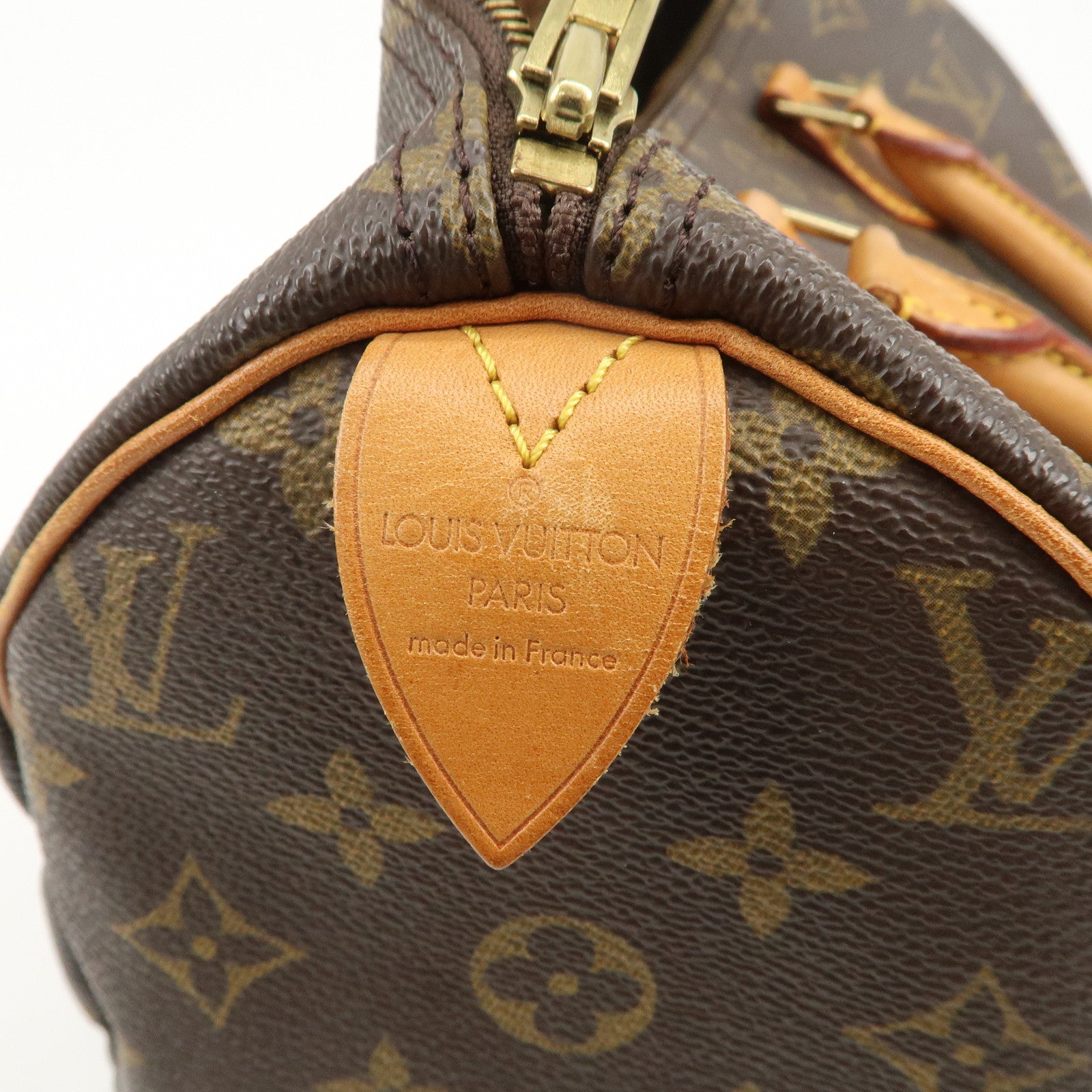 Louis Vuitton Monogram Speedy 30 Boston Bag Hand Bag Brown M41526