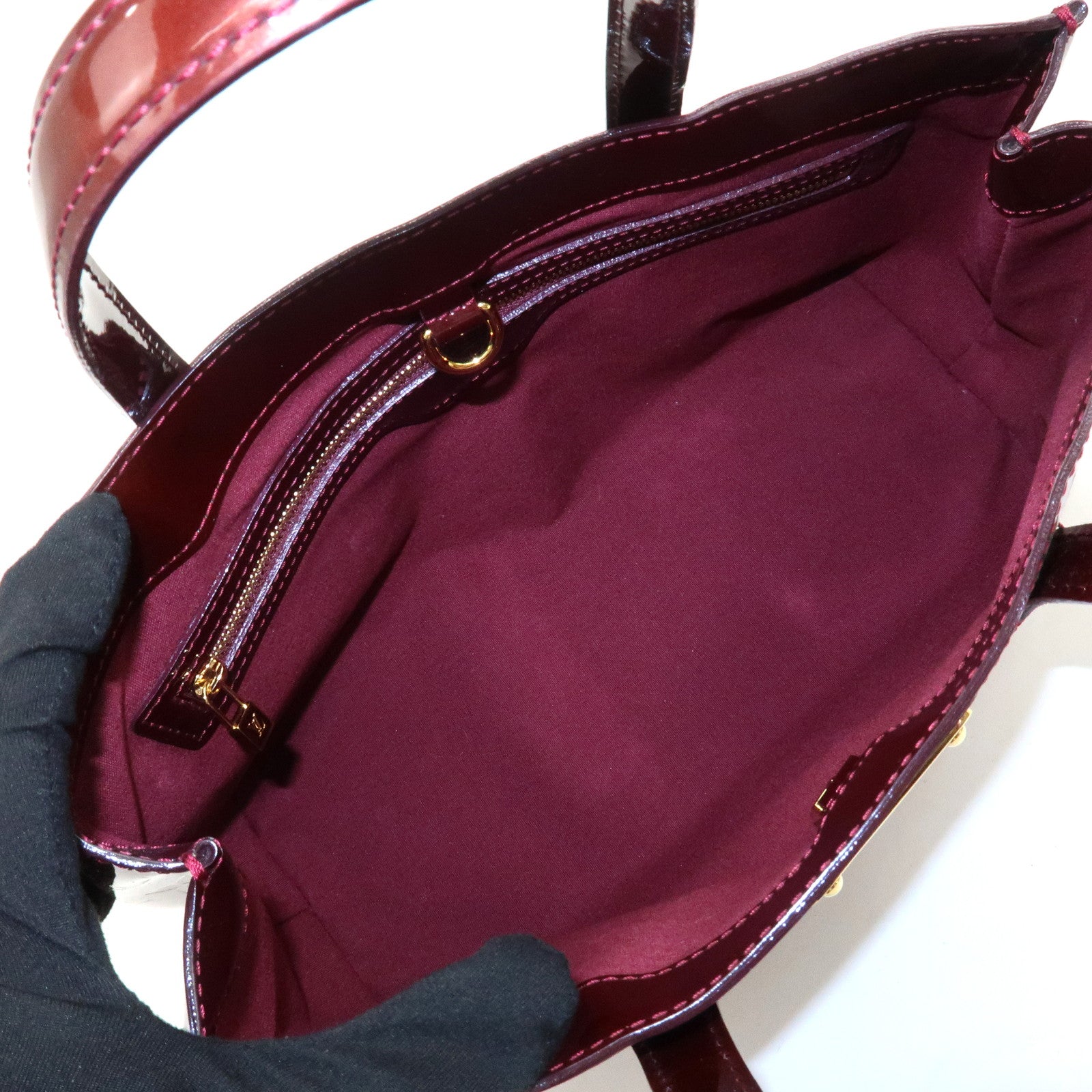 Louis Vuitton Monogram Vernis Wilshire PM Rouge Faurviste M91644