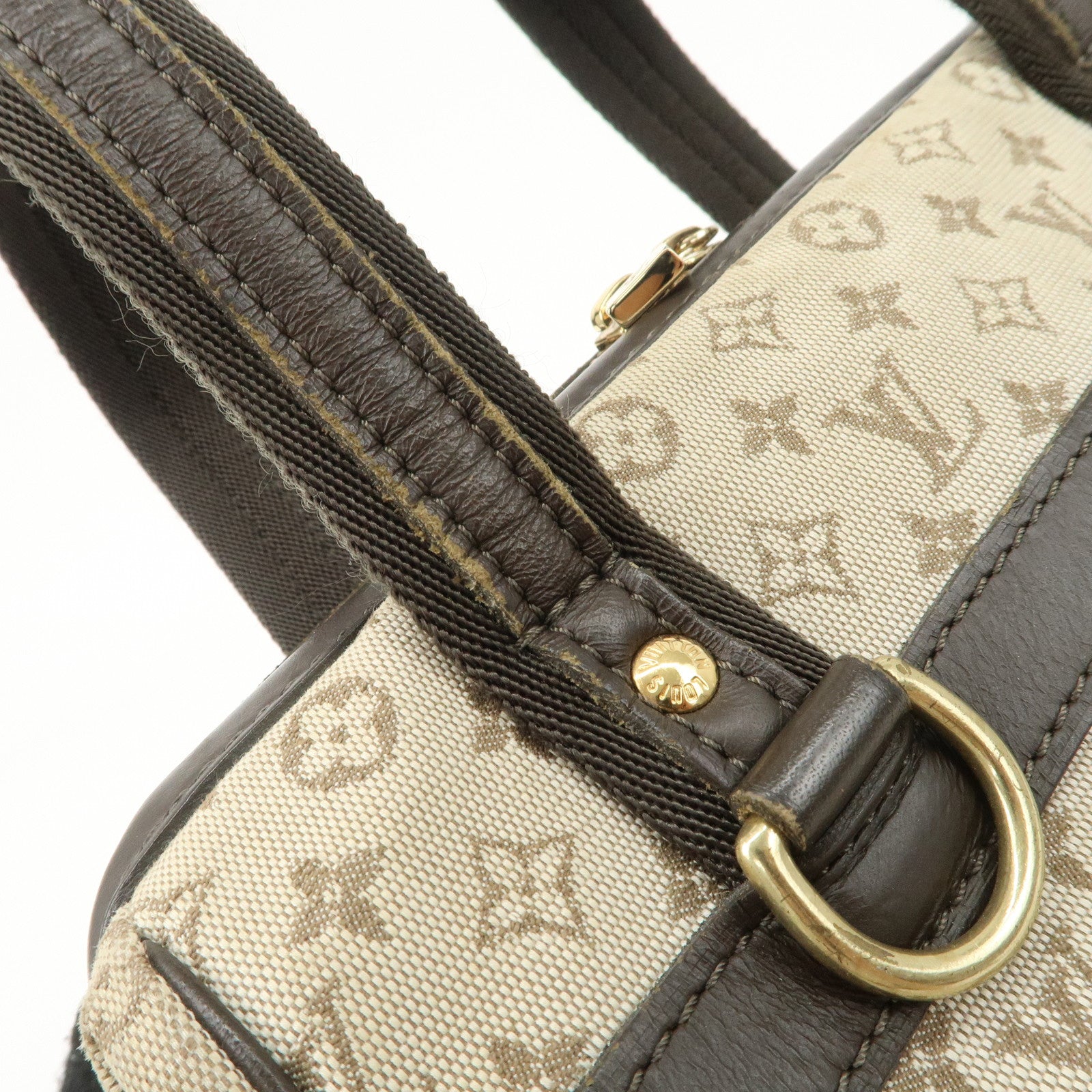 Louis Vuitton Monogram Mini Josephine PM Hand Bag Khaki M92215 Used Used