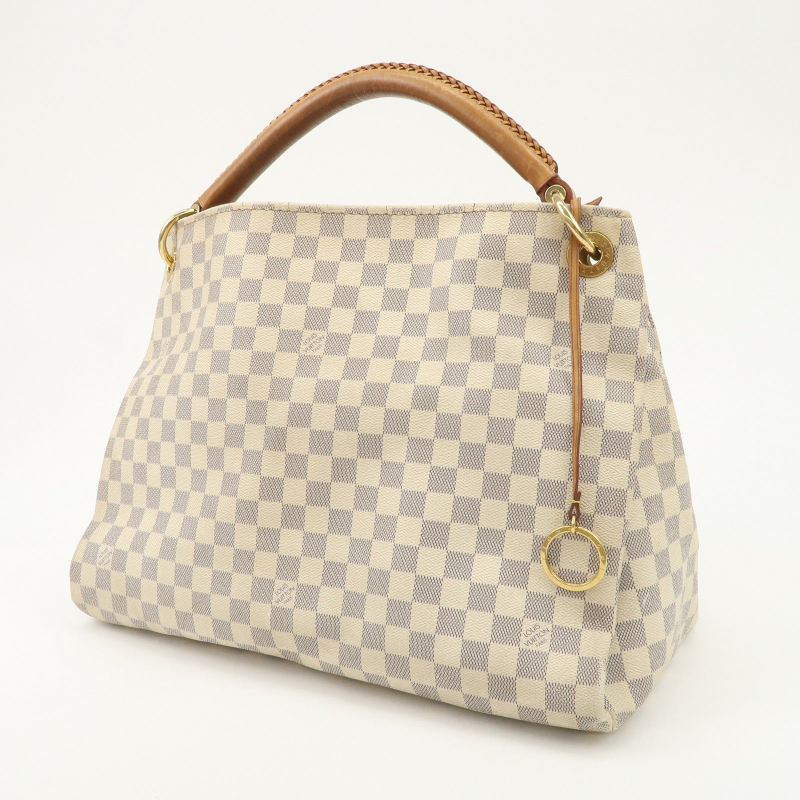 Louis Vuitton Damier Azur Canvas Artsy MM Shoulder Bag N41174 Used