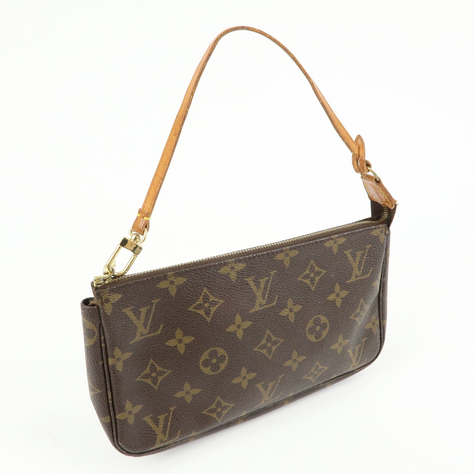 Louis Vuitton Monogram Pochette Accessoires Pouch Hand Bag M51980