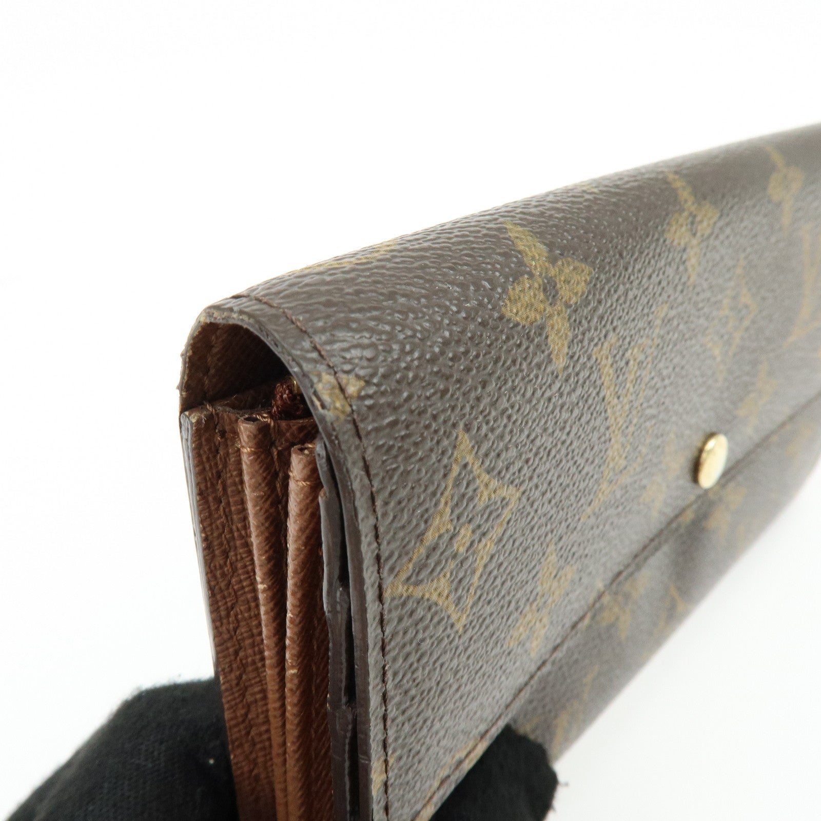 Louis Vuitton Monogram Portefeuille Sarah Long Wallet Brown M61734