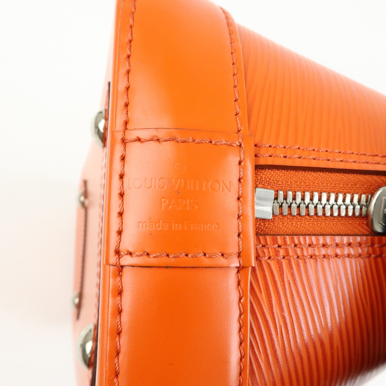 Louis Vuitton Epi Alma PM Hand Bag Pimont Orange M40623