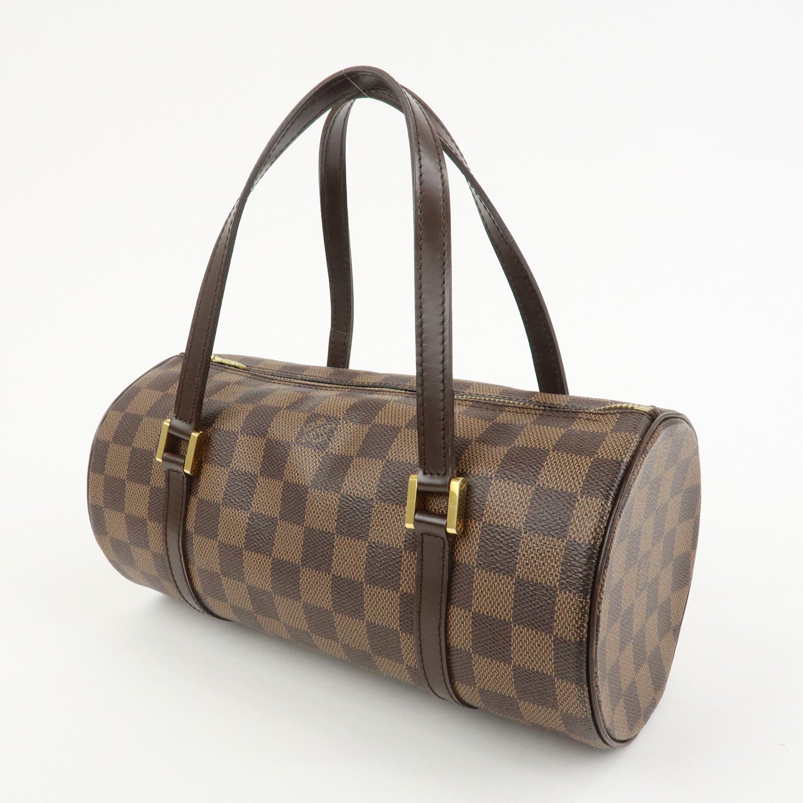 Louis Vuitton Damier Ebene Papillon 26 Hand Bag Brown N51304