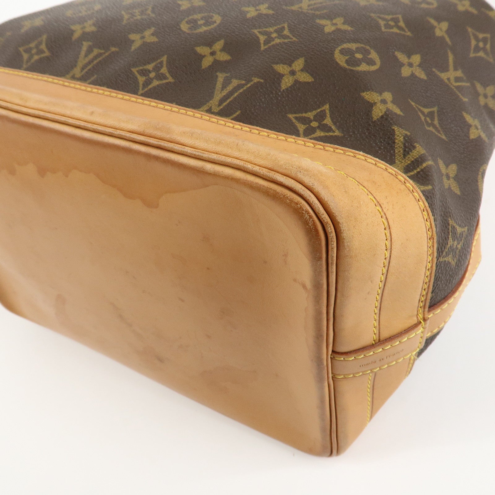 Louis Vuitton Monogram Noe Shoulder Bag Hand Bag Brown M42224 Used