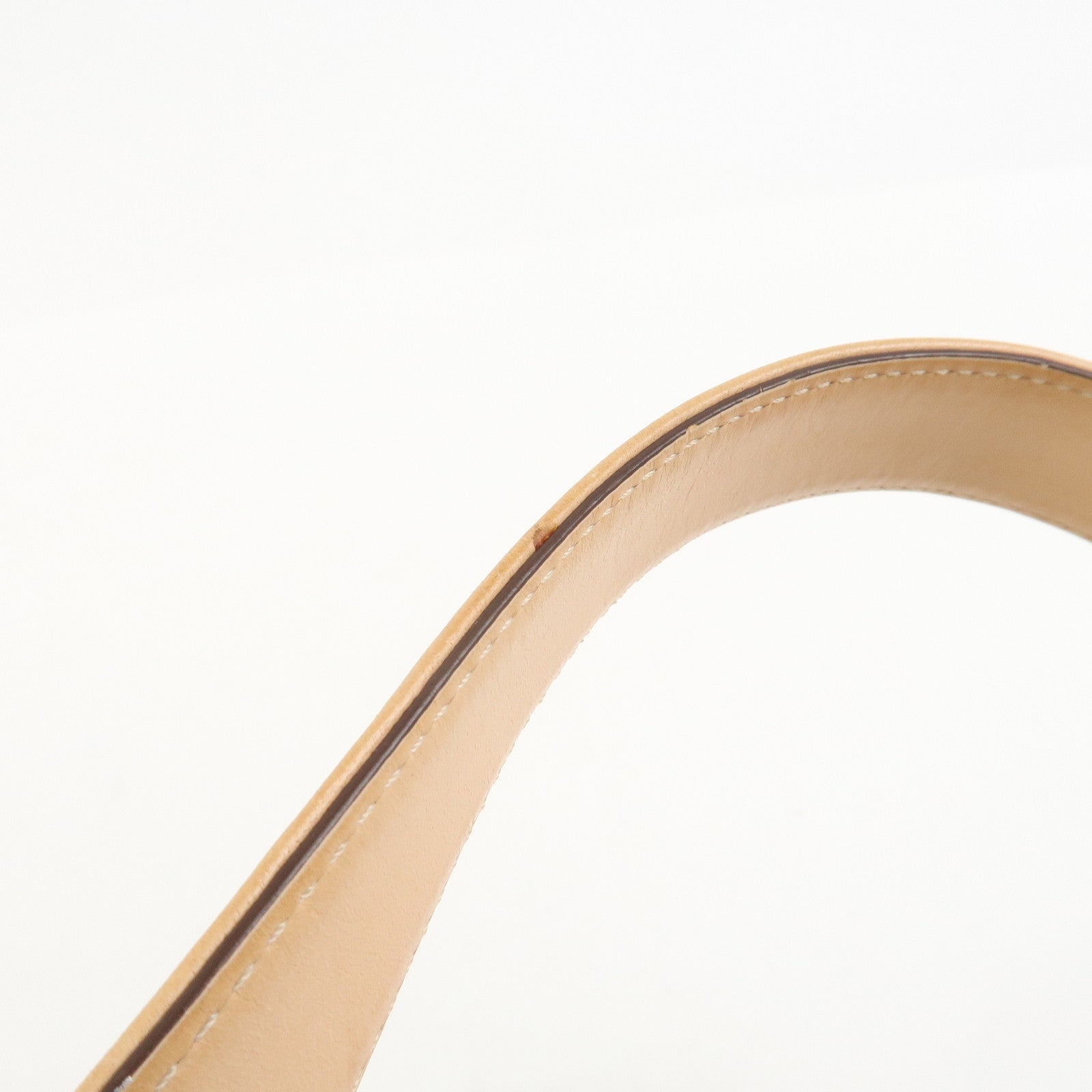 COACH Signature Canvas Leather Shoulder Bag Hand Bag Beige