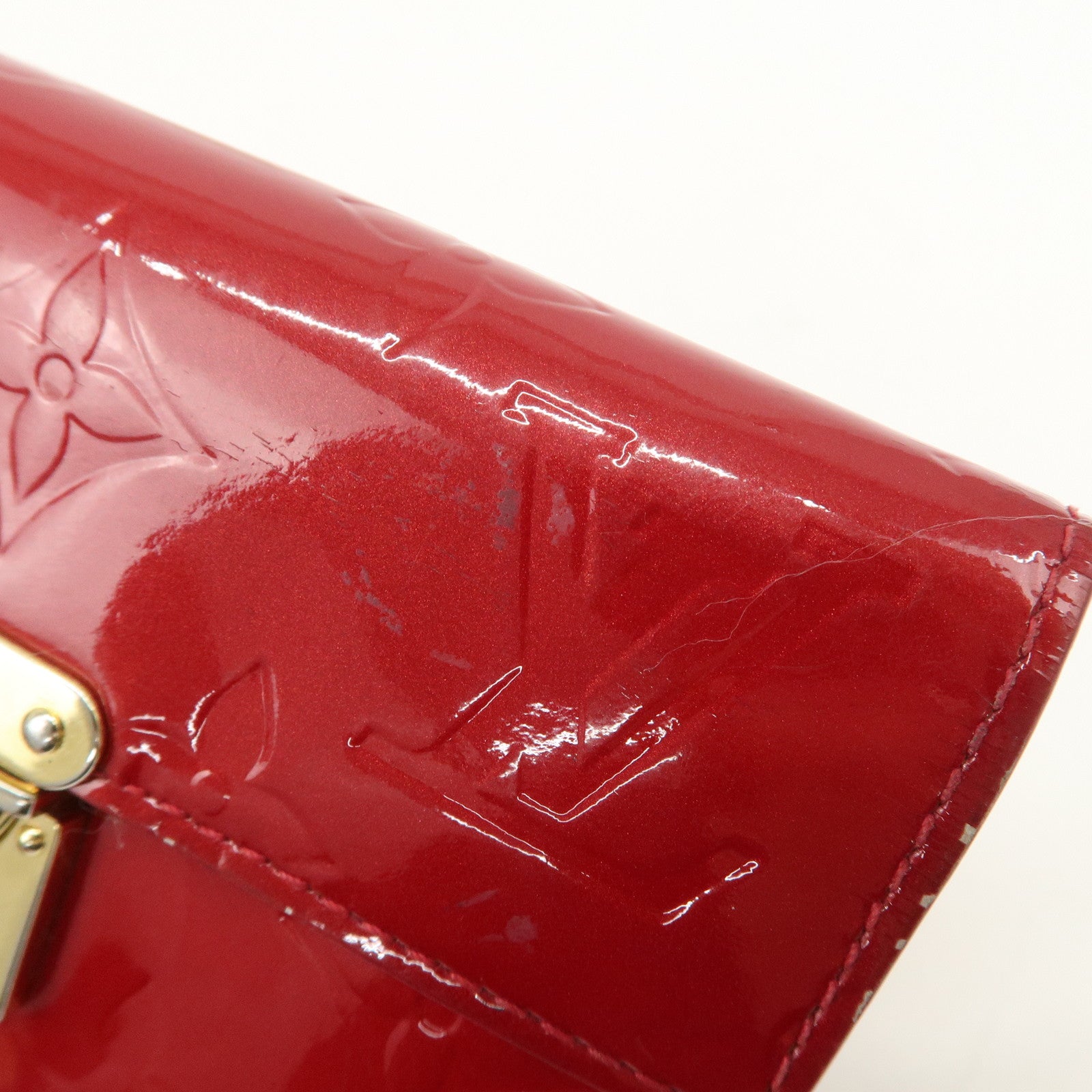 Louis Vuitton Monogram Vernis Leather Set of 2 Wallet M91979/M90203