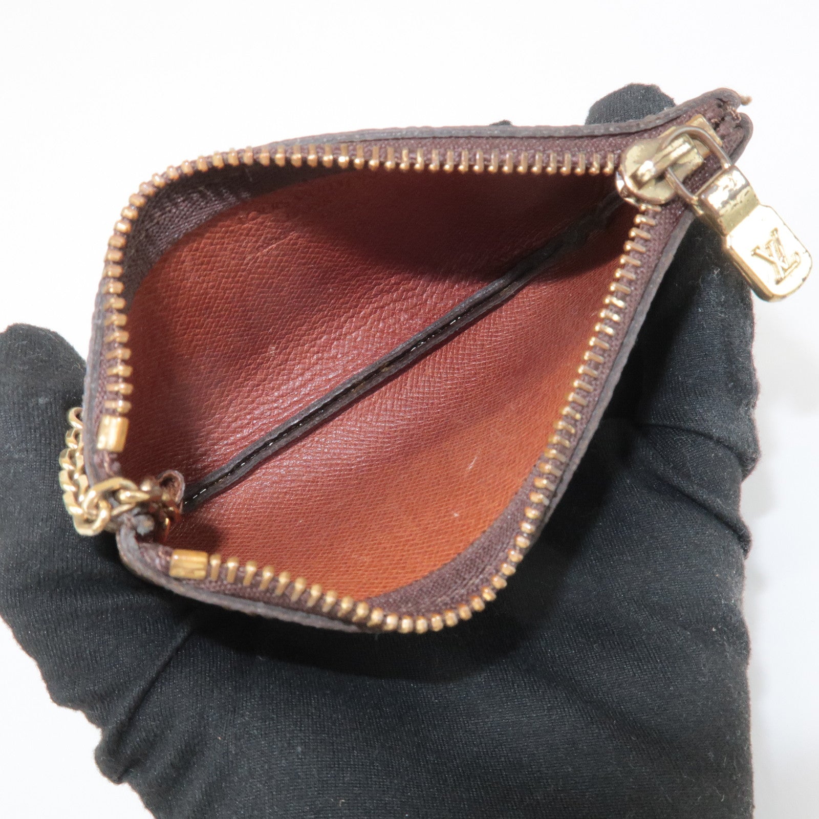 Louis Vuitton Monogram Pochette Cles Coin Case Key Case M62650