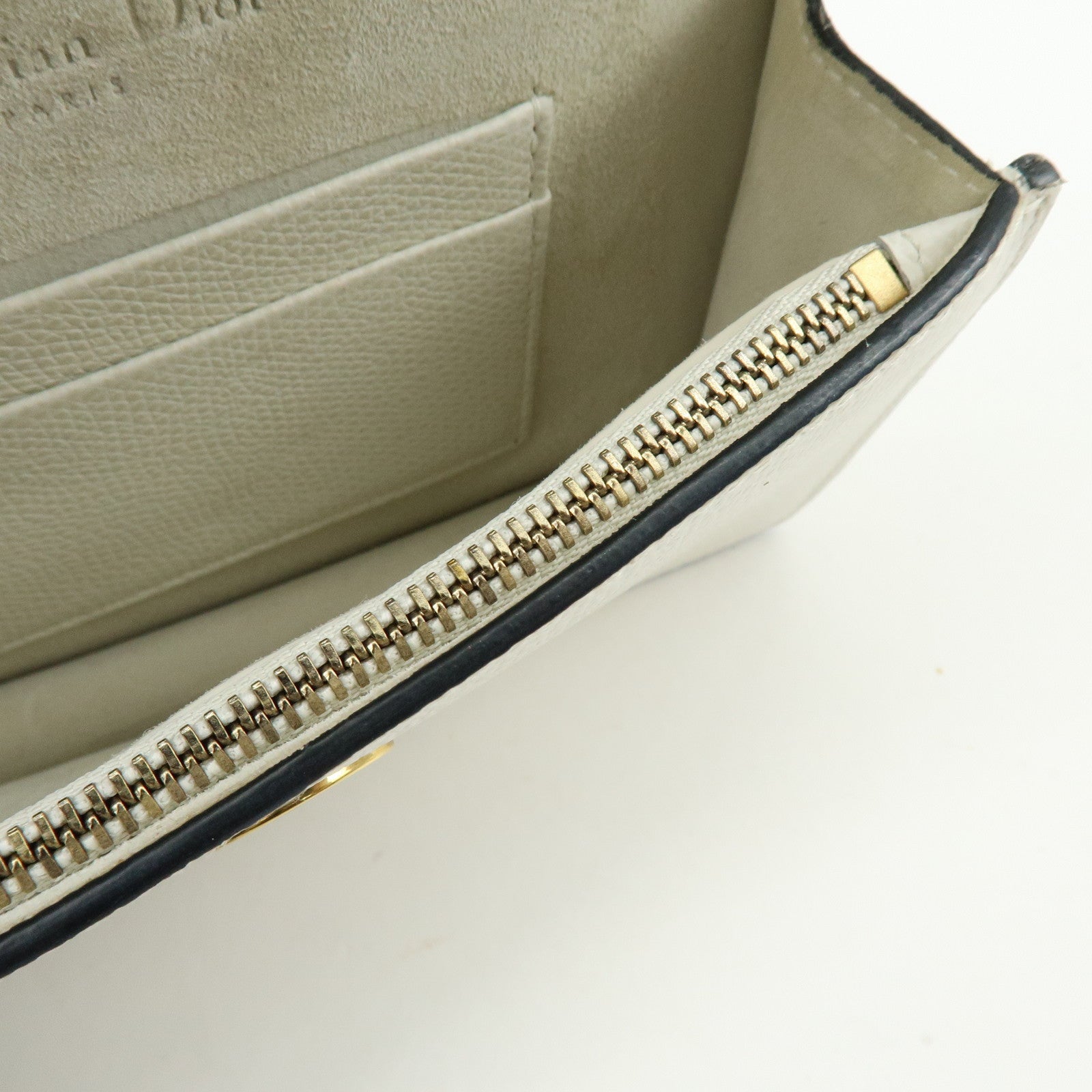 Christian Dior Saddle Calf Leather Waist Pouch Body Bag White