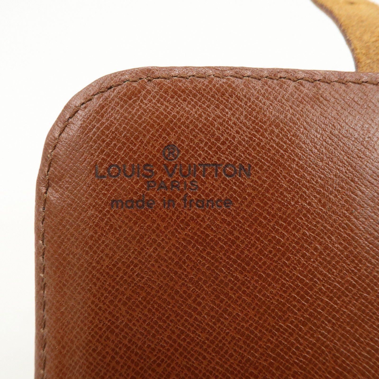 Louis Vuitton Monogram Mini Cartouchiere Shoulder Bag Brown M51254