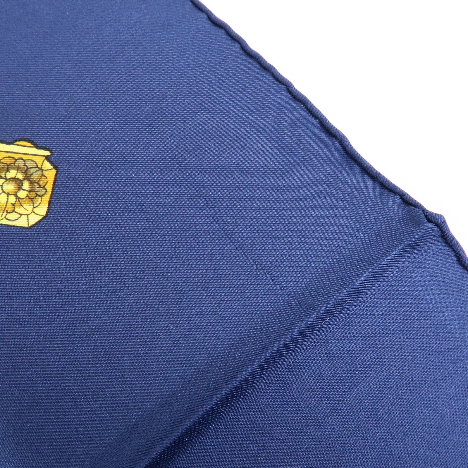 HERMES Carre 90 Silk 100% Scarf SPRINGS Navy Red Yellow White