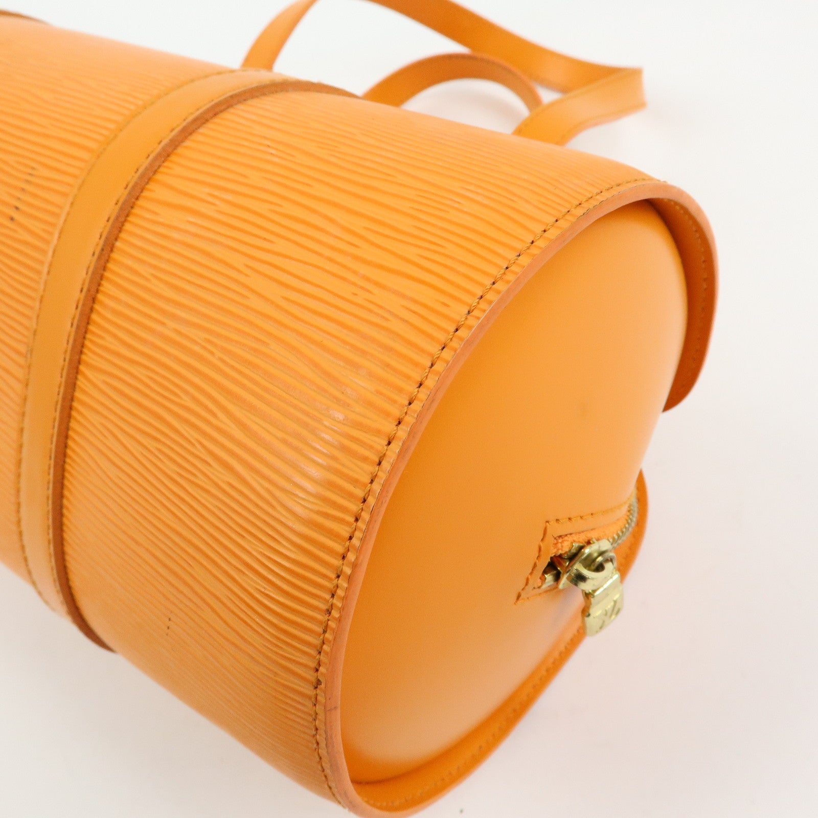 Louis Vuitton Epi Soufflot Hand Bag Mandarin Orange M5222H