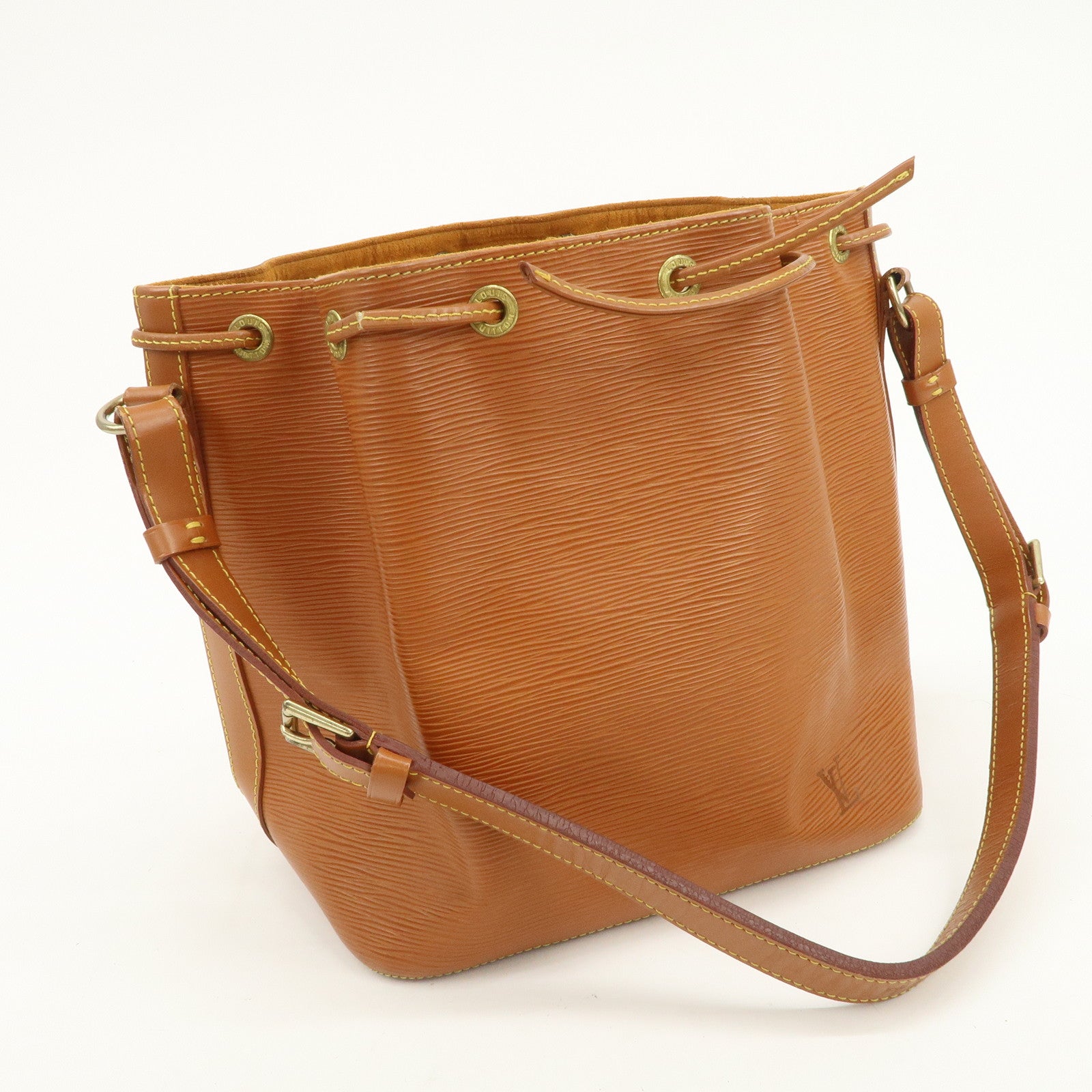 Louis Vuitton Epi Leather Petit Noe Shoulder Bag Zipang Gold M44108