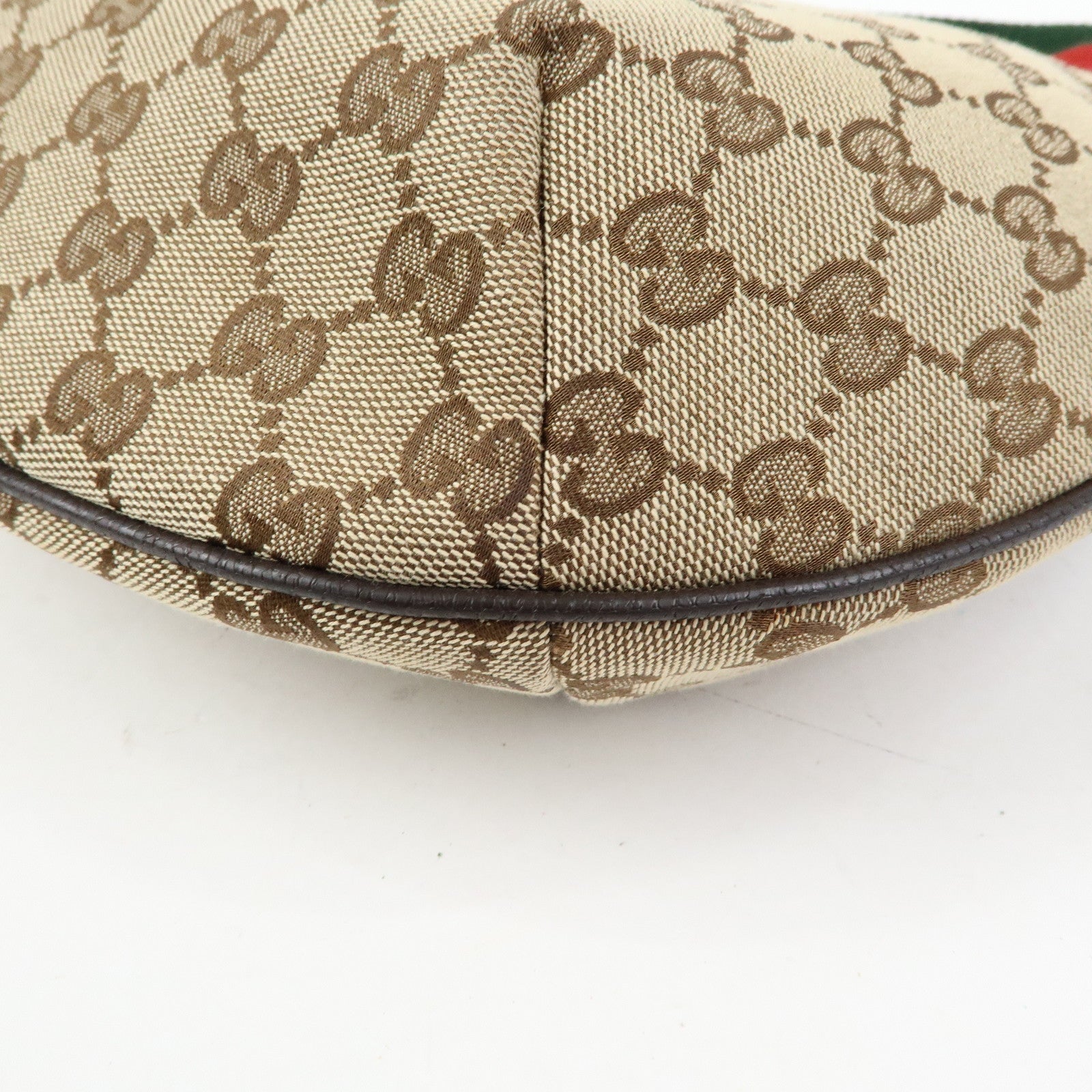 GUCCI Sherry GG Canvas Shoulder Crossbody Bag Beige Brown 181092