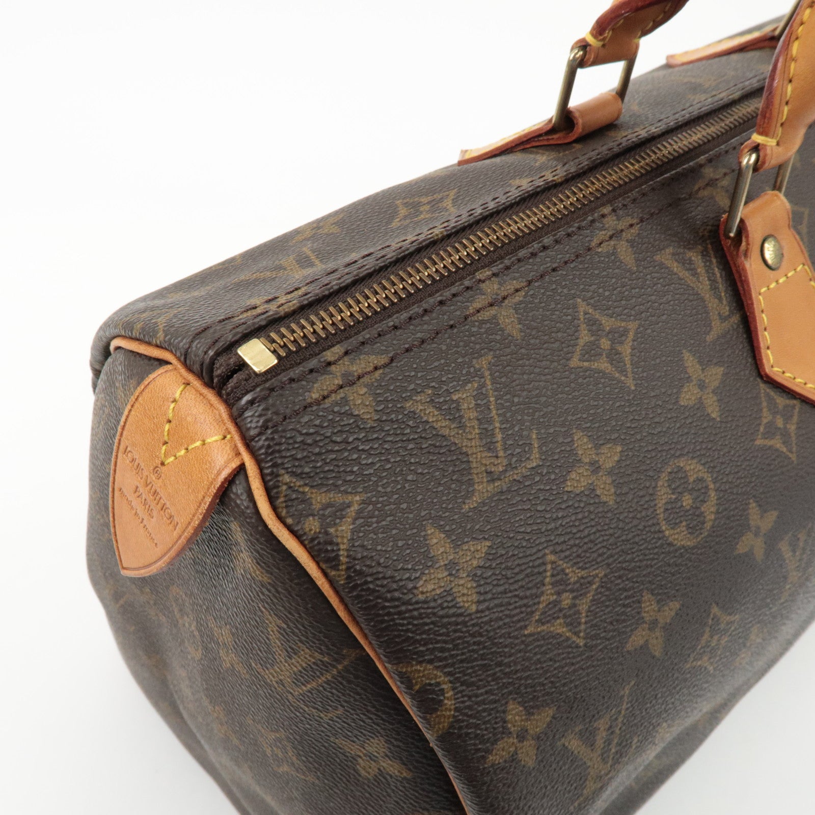 Louis Vuitton Monogram Speedy 40 Hand Bag Boston Bag M41522 Used