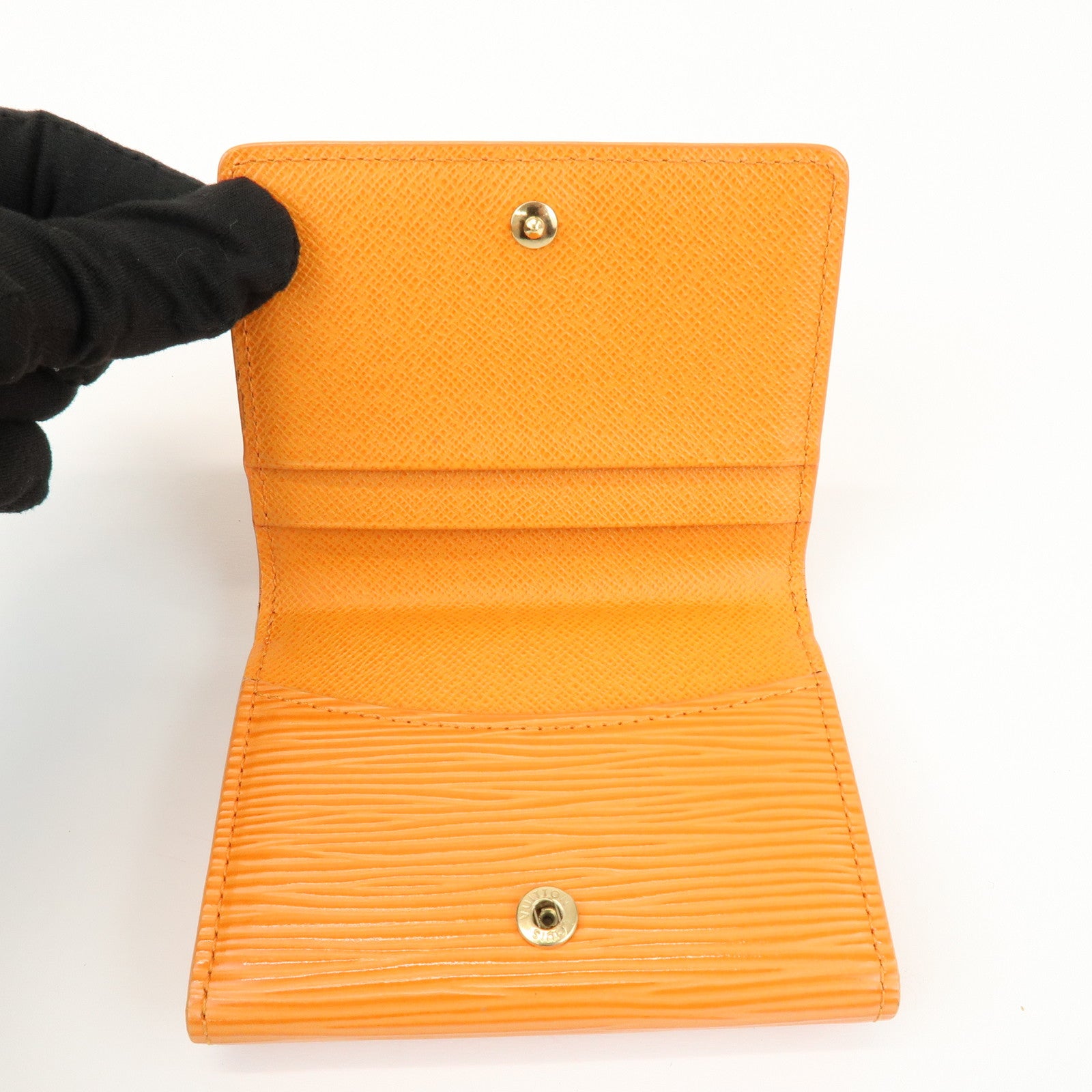 Louis Vuitton Epi Ludlow Wallet Compact Wallet Mandarin M6330H