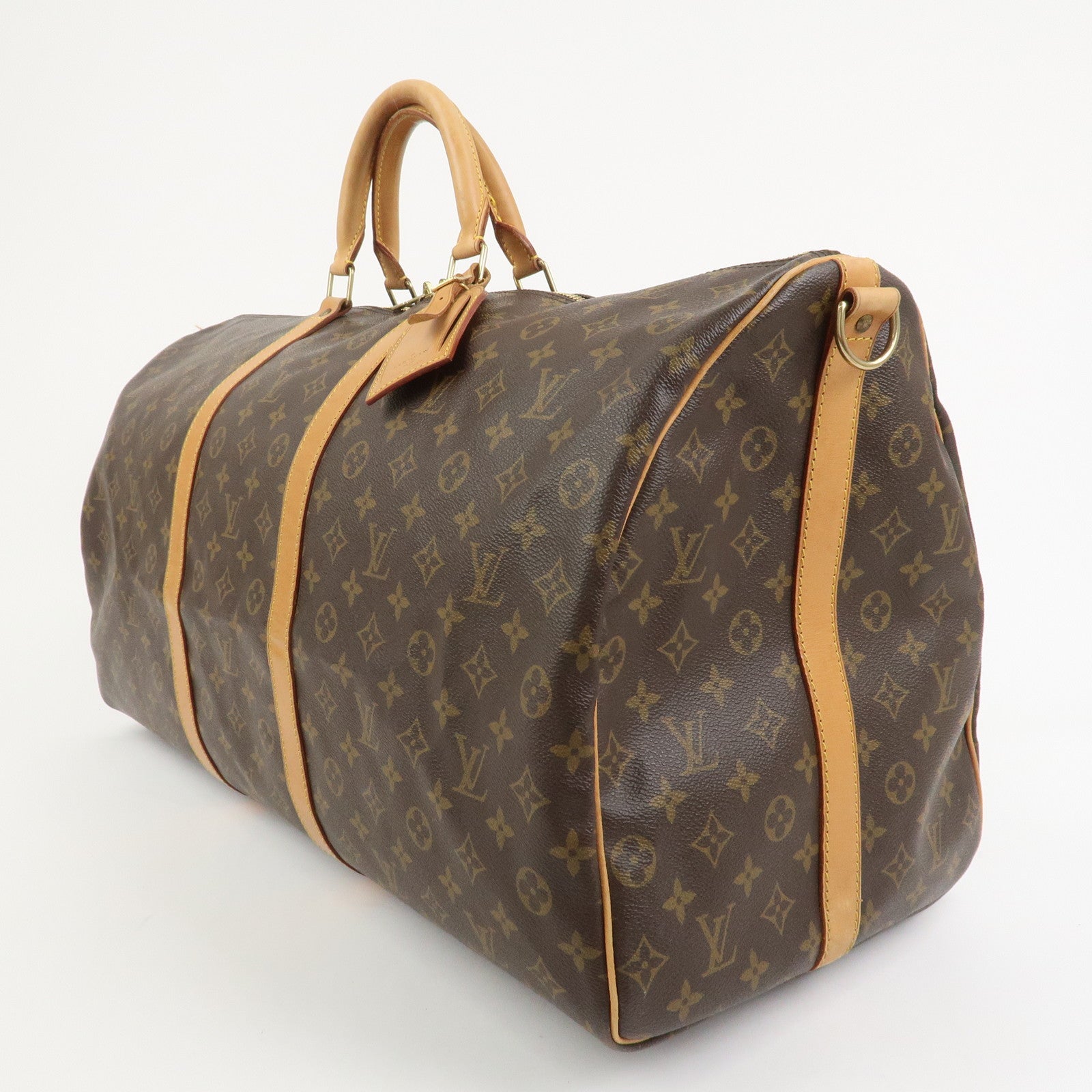 Louis Vuitton Monogram Keep All Bandouliere 60 Boston Bag M41412
