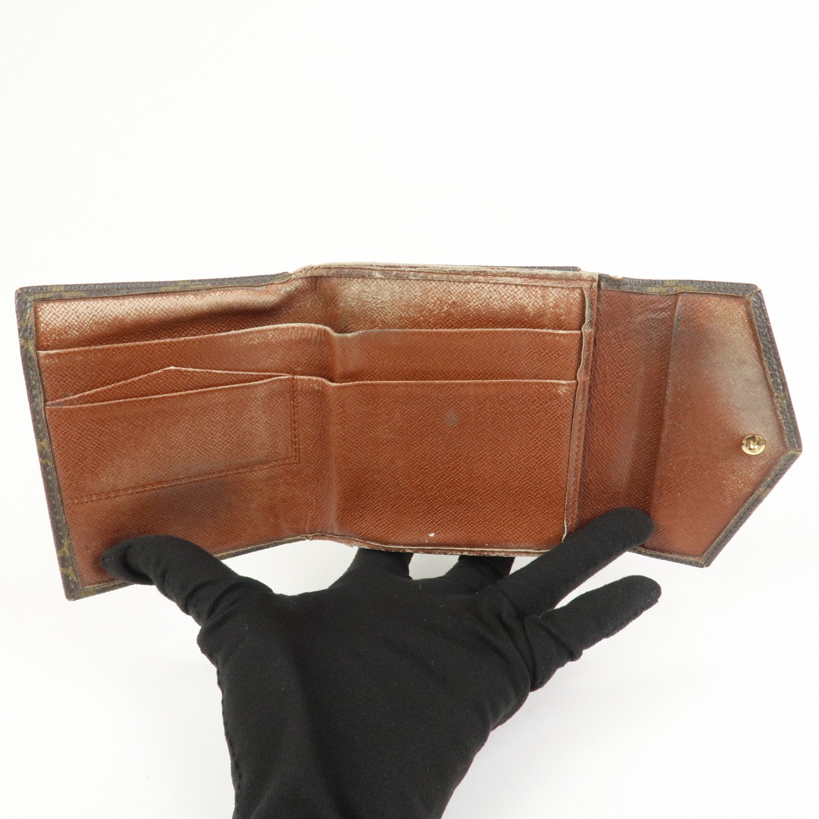 Louis Vuitton Monogram Set of 3 Wallets Brown M61652/M61660