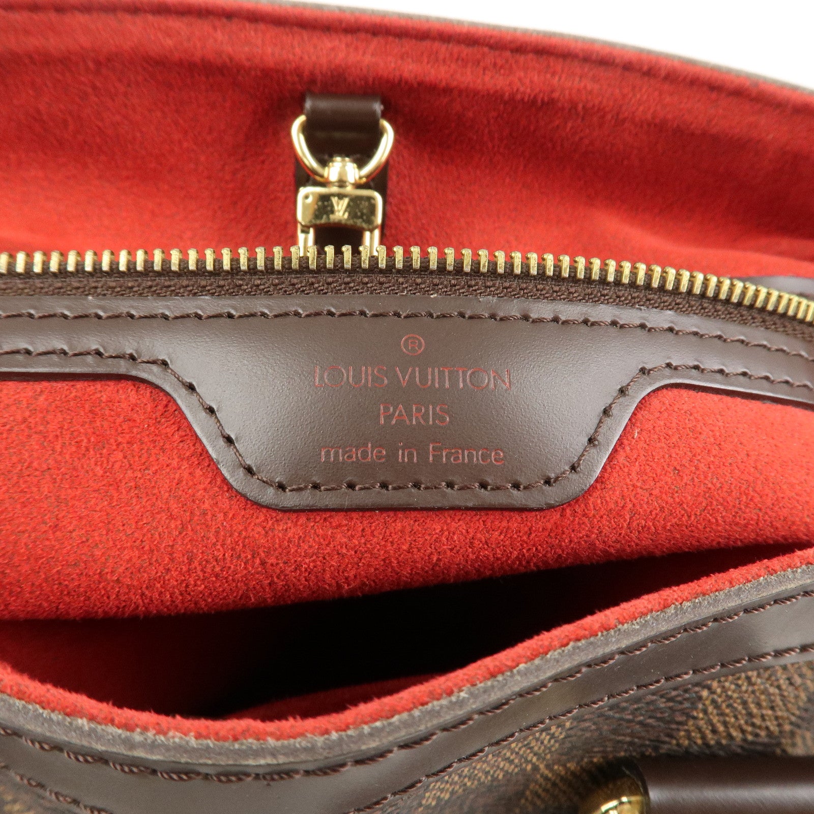 Louis Vuitton Damier Ebene Hampstead PM Hand Bag Tote Bag N51205