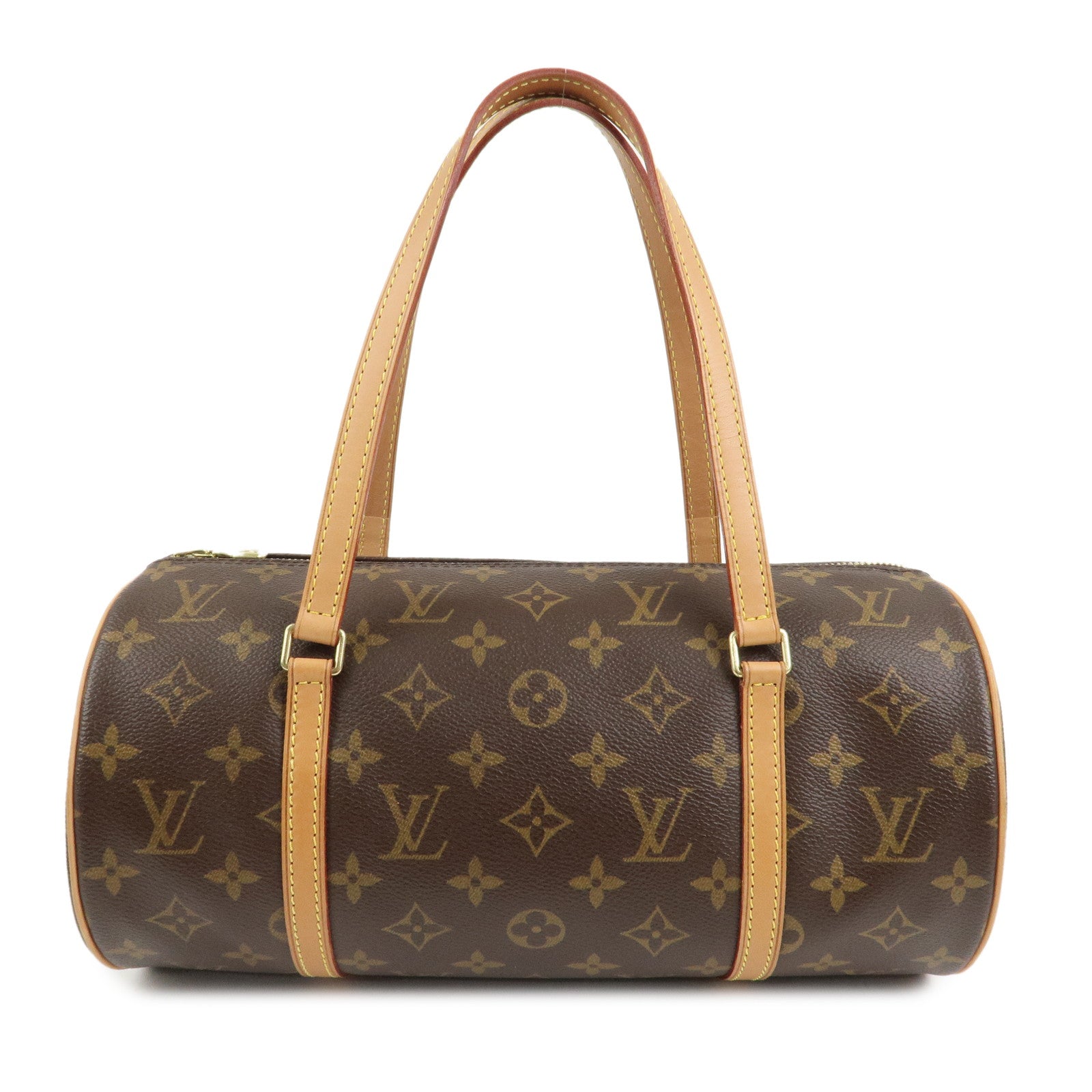 Louis Vuitton Monogram Papillon 30 Hand Bag New Style Brown M51385