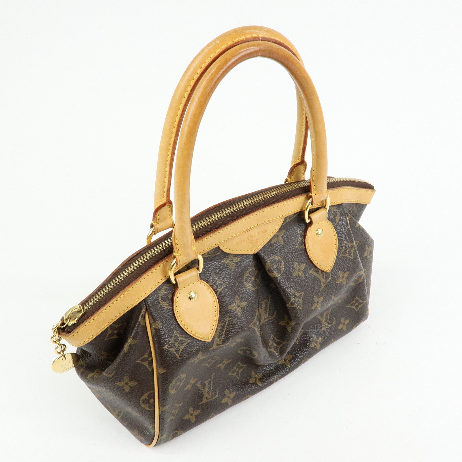 Louis Vuitton Monogram Tivoli PM Hand Bag Shoulder Bag Brown M40143