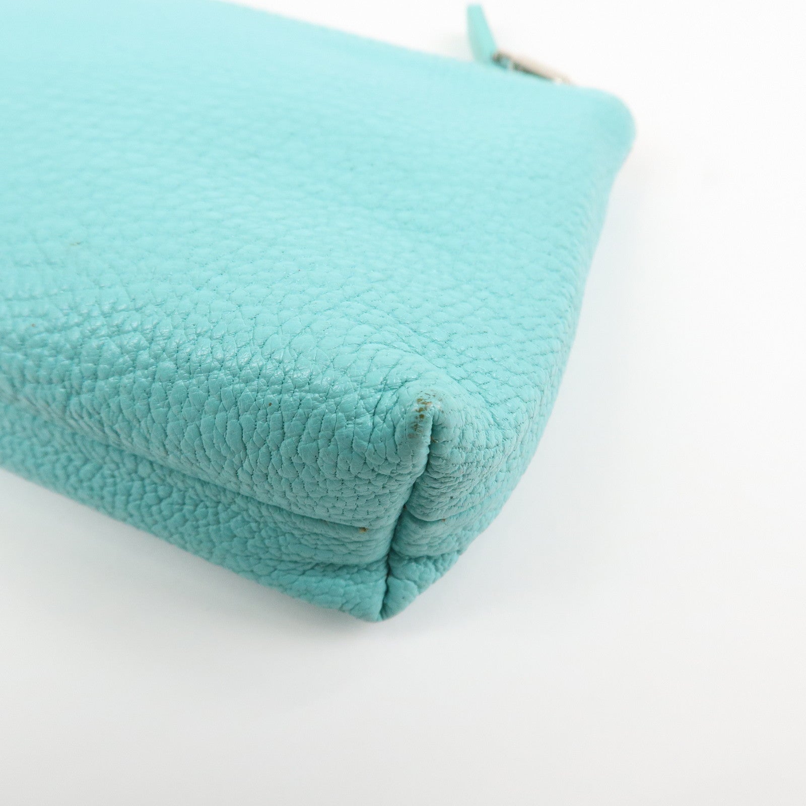 Tiffany & Co. Leather Small Pouch Accessories Pouch Tiffany Blue