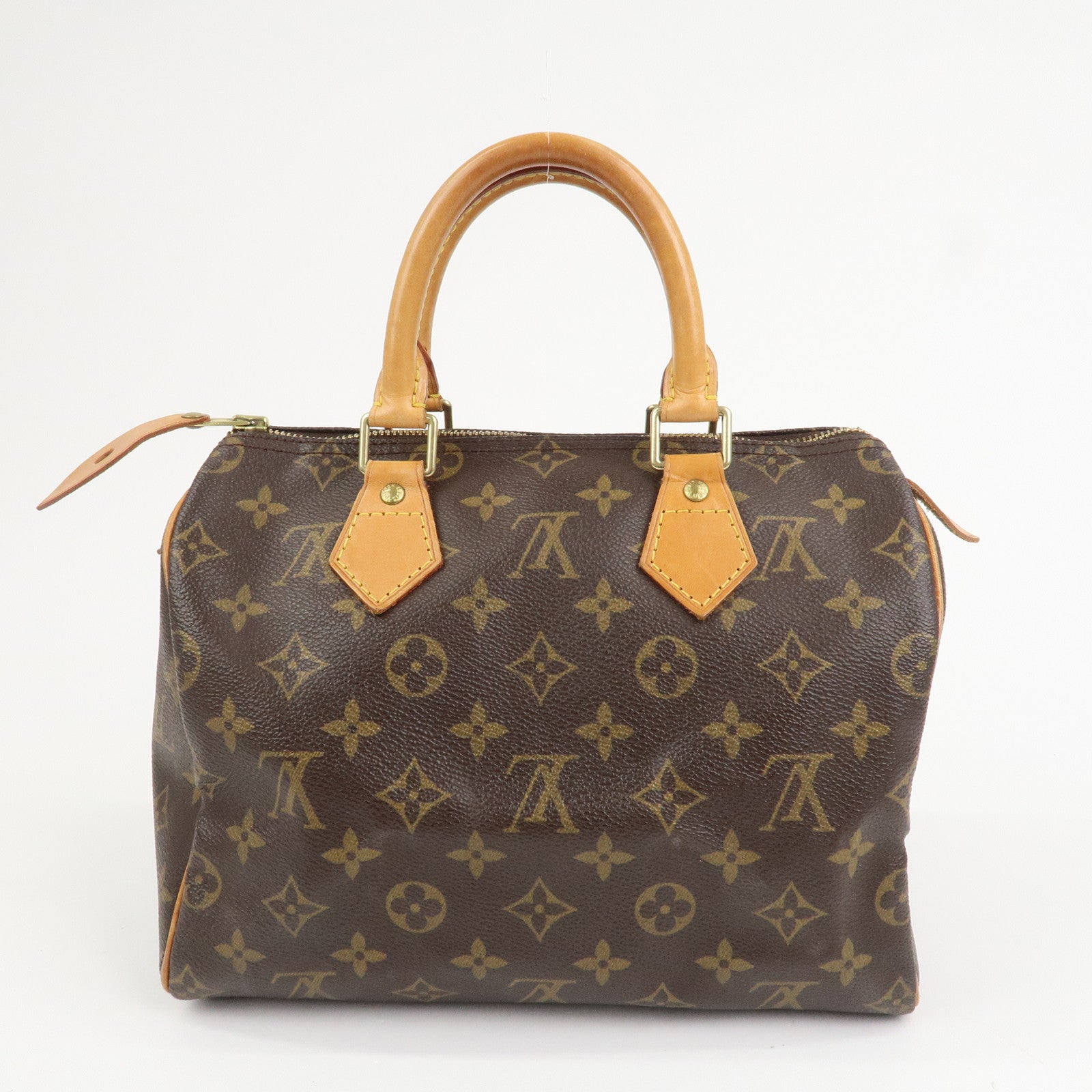 Louis Vuitton Monogram Speedy 25 Boston Bag Hand Bag Brown M41528