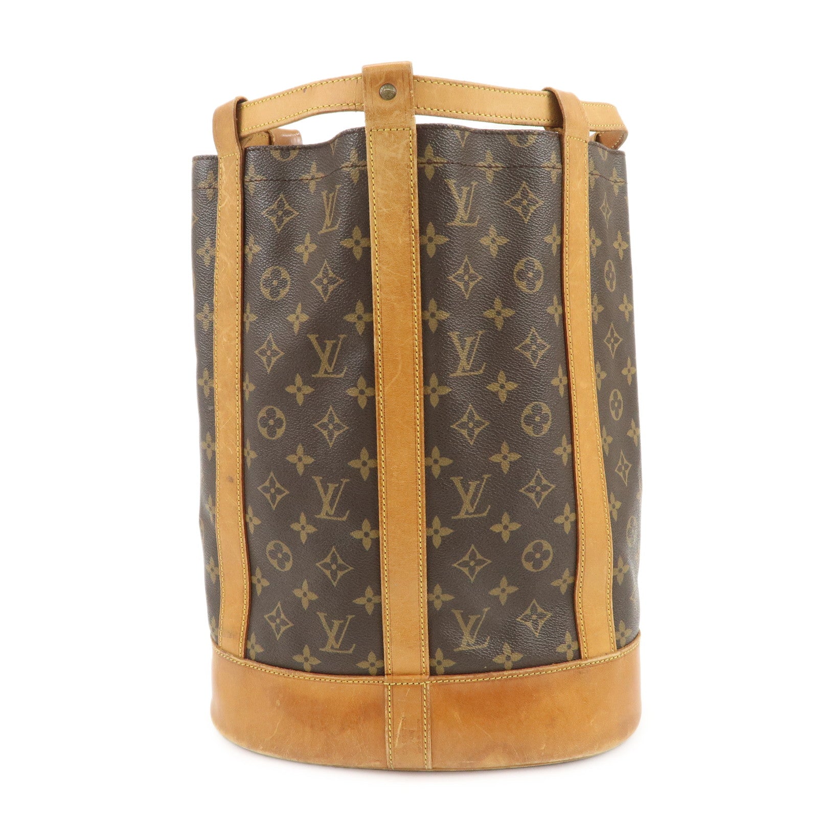 Louis Vuitton Monogram Randonnee PM Shoulder Bag Brown M42243