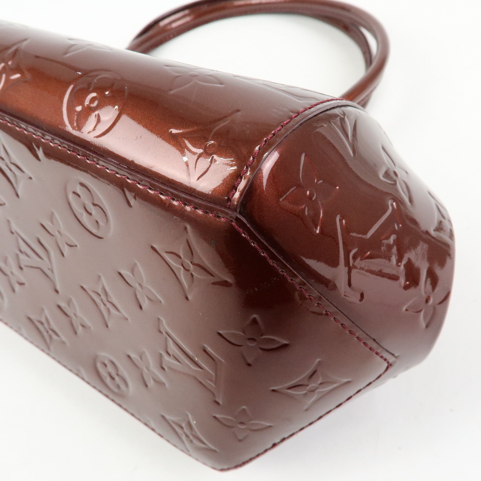 Louis Vuitton Monogram Vernis Sherwood PM Rouge Forvist M91492