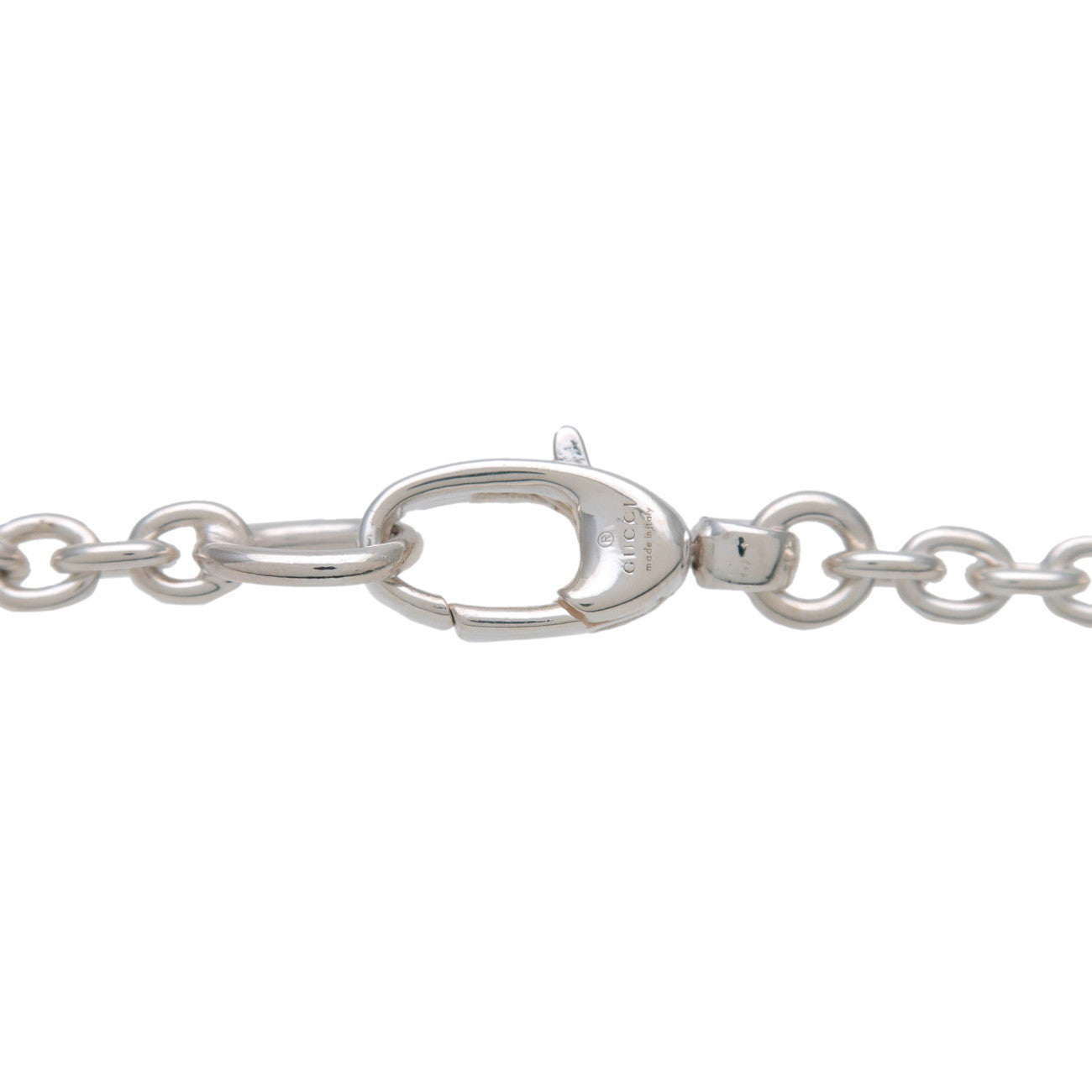 GUCCI Interlocking G Chain Necklace SV925 Silver