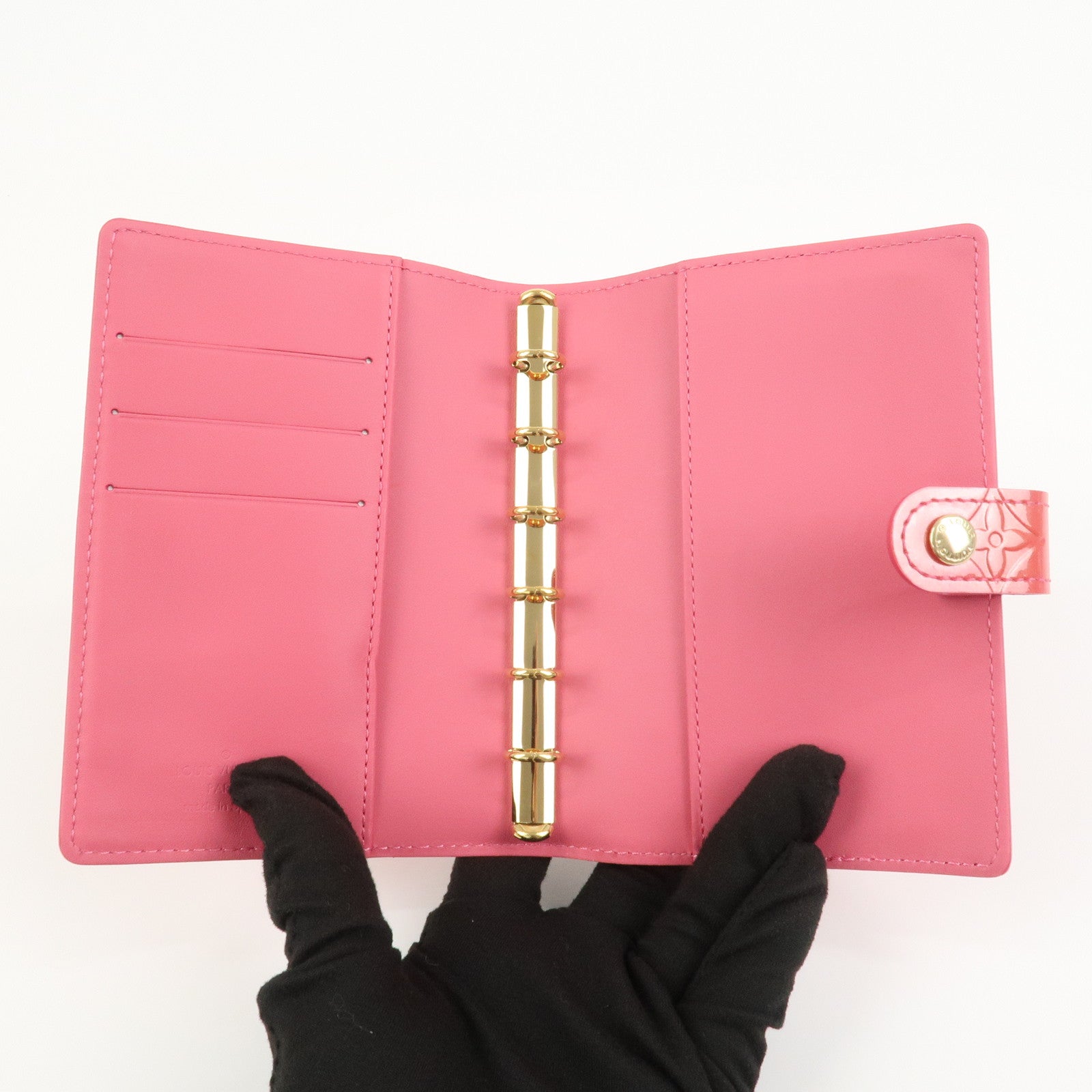 Louis Vuitton Monogram Vernis Agenda PM Planner Cover R2101F