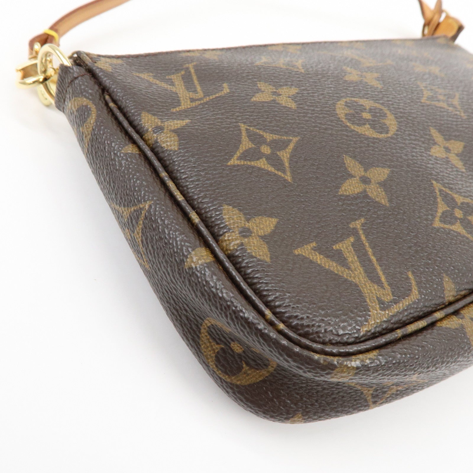Louis Vuitton Monogram Pochette Accessoires Pouch Hand Bag M51980