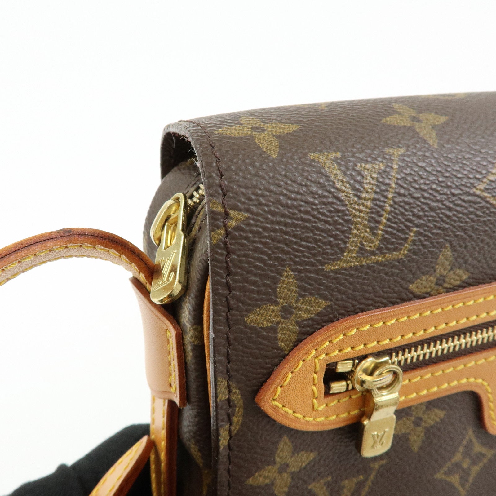 Louis Vuitton Monogram Saint Germain 24 Shoulder Bag Brown M51210
