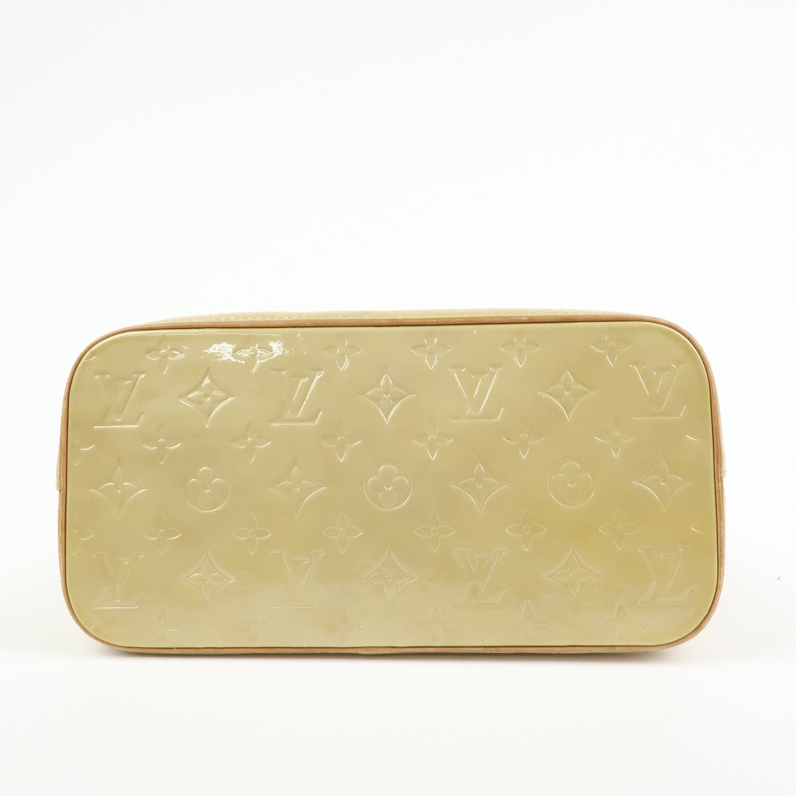 Louis Vuitton Monogram Vernis Houston Tote Hand Bag Beige M91004