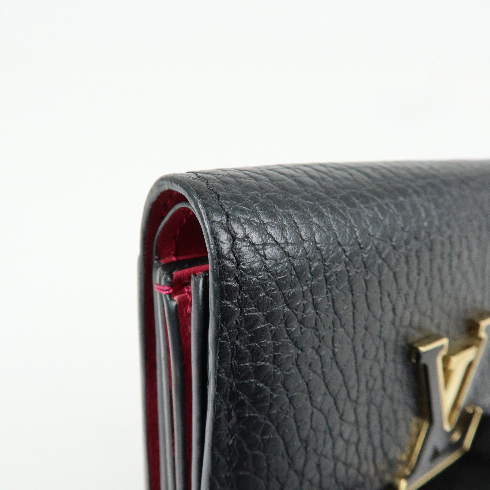 Louis Vuitton Portefoille Capucines XS Compact Wallet Black M68587