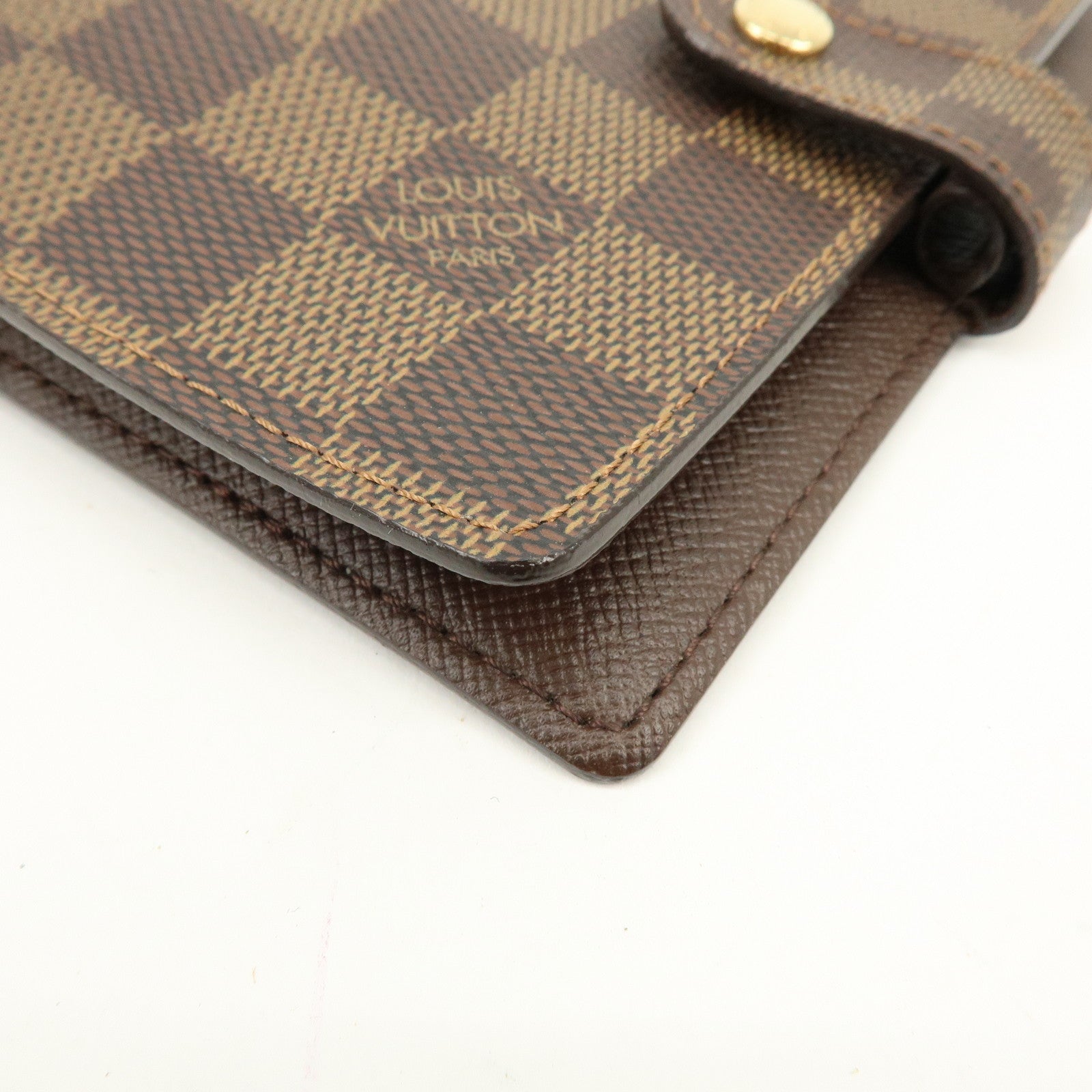 Louis Vuitton Damier Agenda PM Planner Cover Damier Ebene R20700