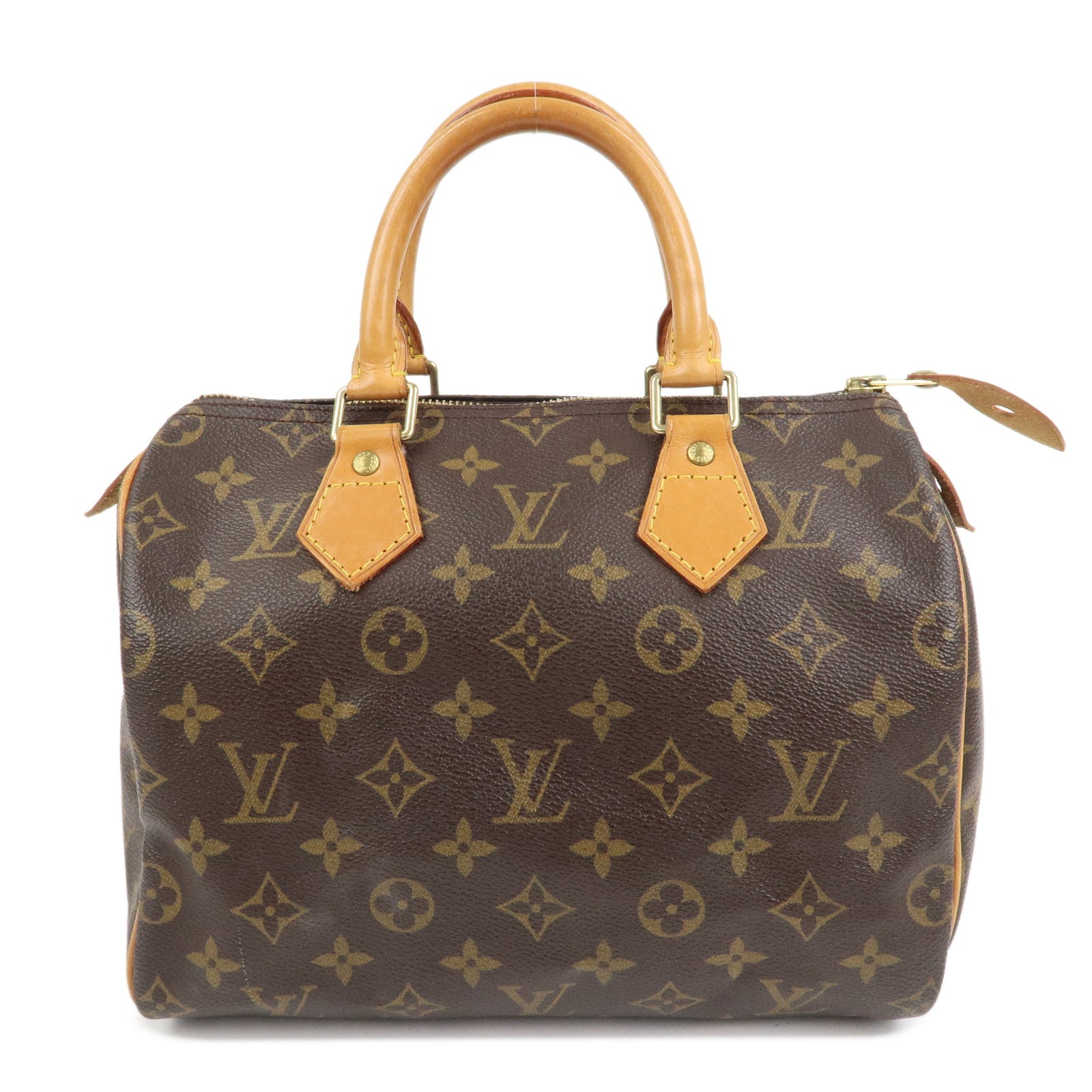 Louis Vuitton Monogram Speedy 25 Boston Bag Hand Bag Brown M41528