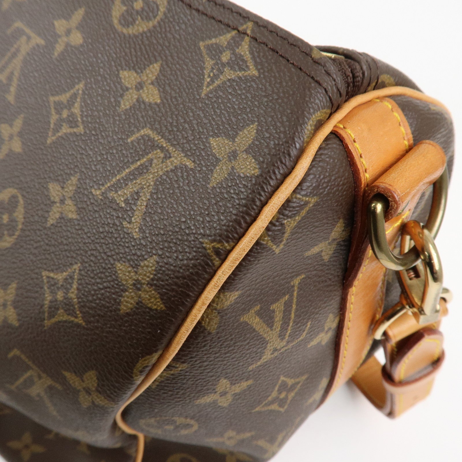 Louis Vuitton Monogram Keep All Bandouliere 45 Boston Bag M41418