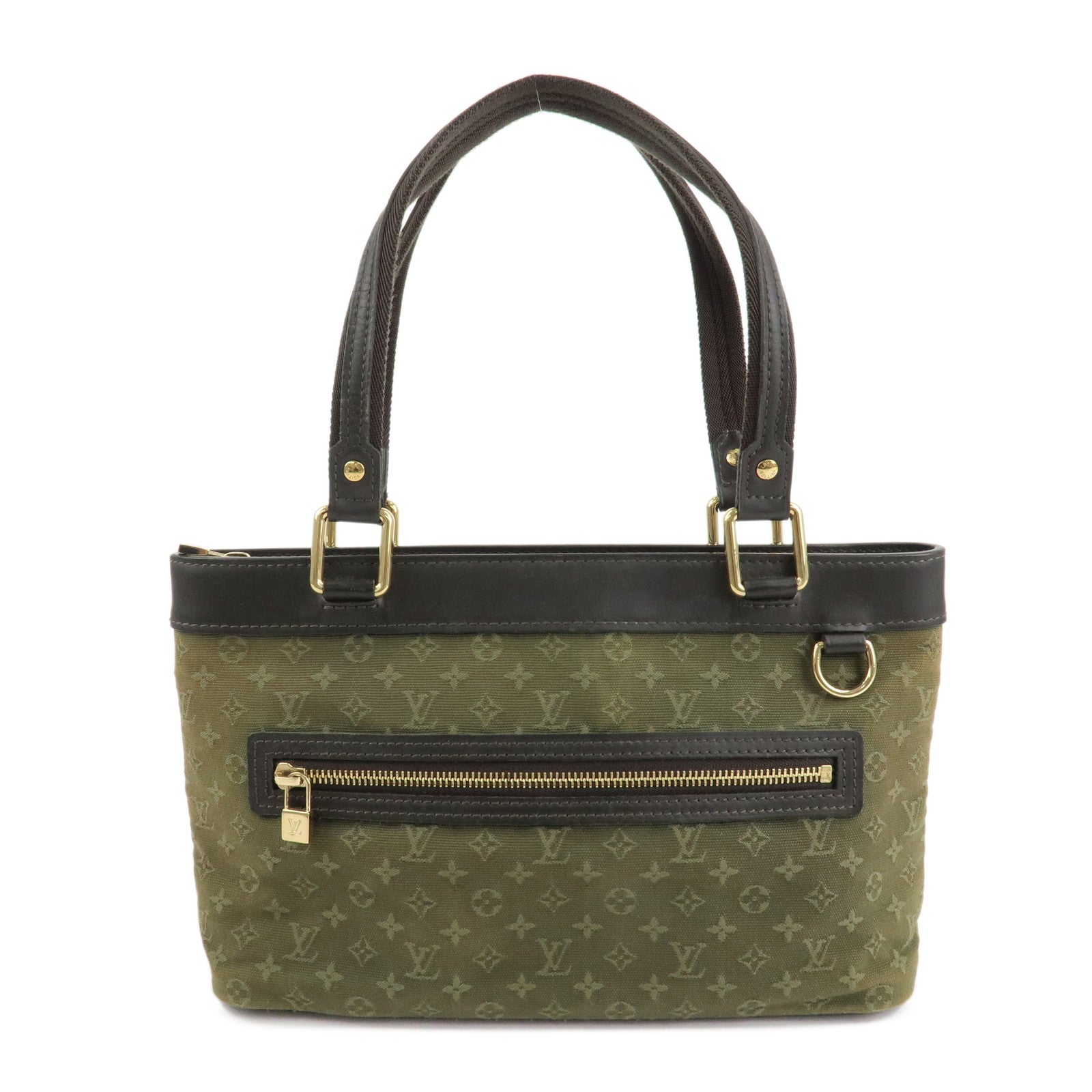 Louis Vuitton Monogram Mini Lucille PM Hand Bag TST Khaki M92682 Used