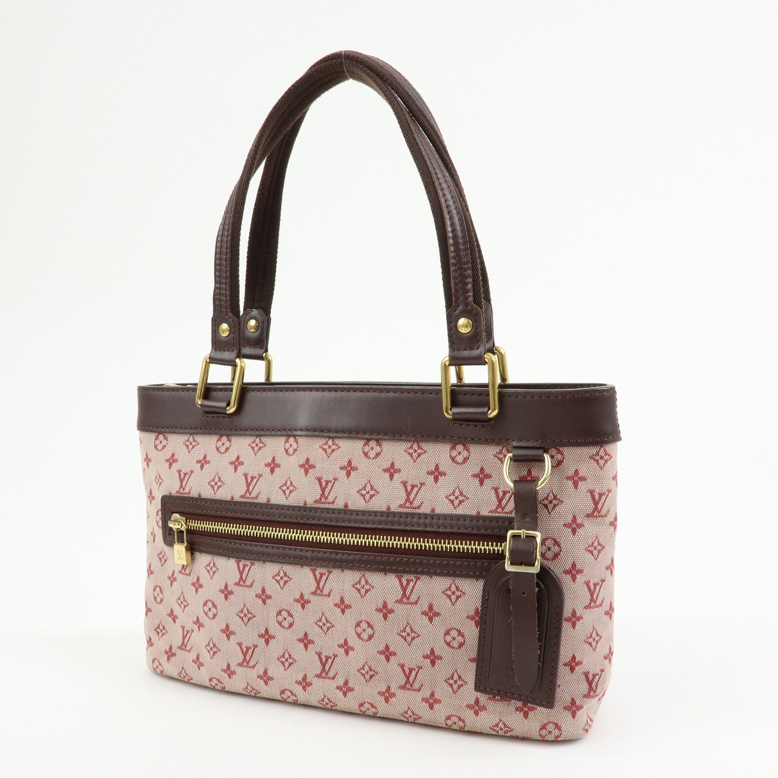 Louis Vuitton Monogram Mini Lucille PM Hand Bag Cerise M92678