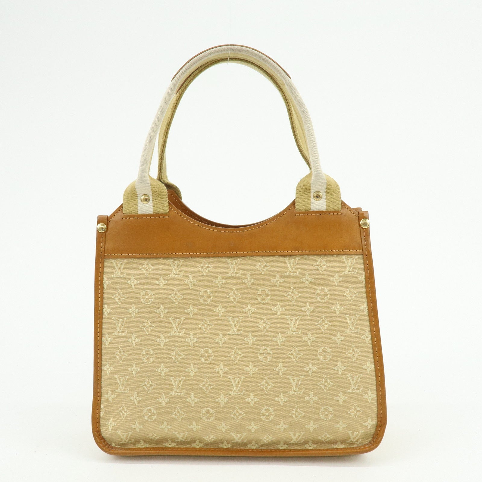 Louis Vuitton Monogram Mini Sac Catherine Hand Bag Beige M92328