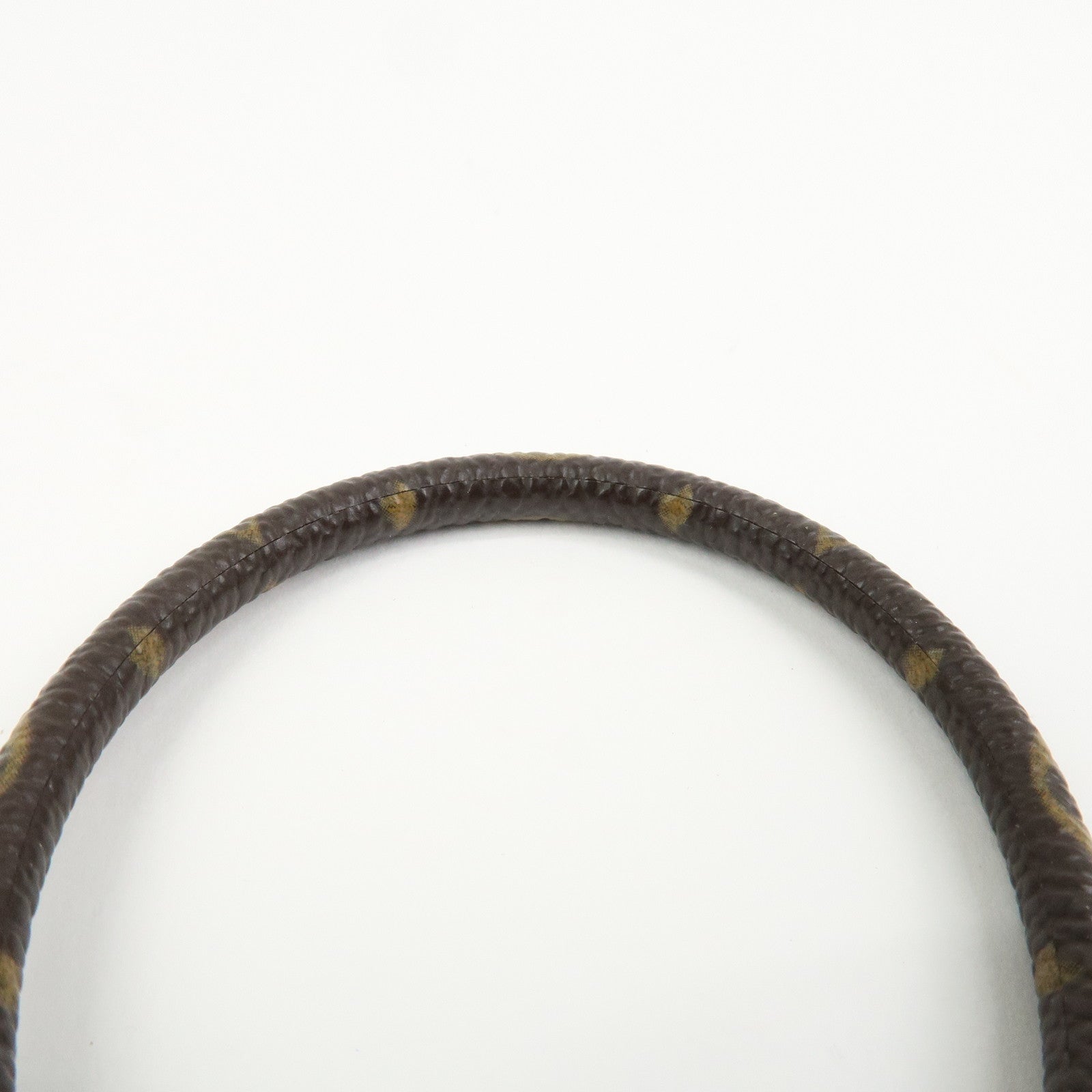 Louis Vuitton Monogram Bracelet Lock It Brown M6605