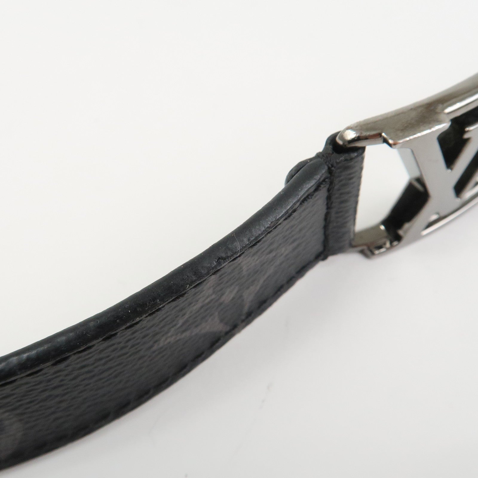 Louis Vuitton Monogram Eclips Hockenheim Bracelet Noir Black M6295