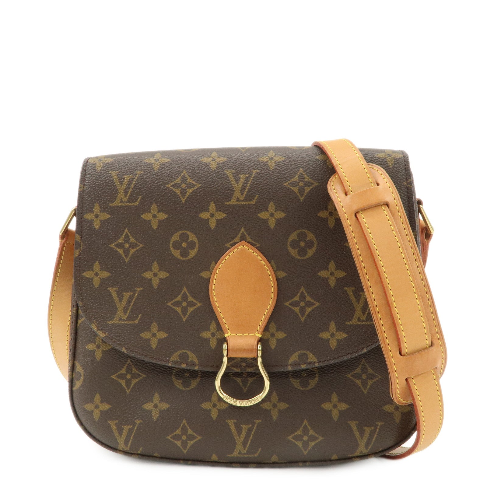 Louis Vuitton Monogram Saint Cloud GM Shoulder Bag Brown M51242