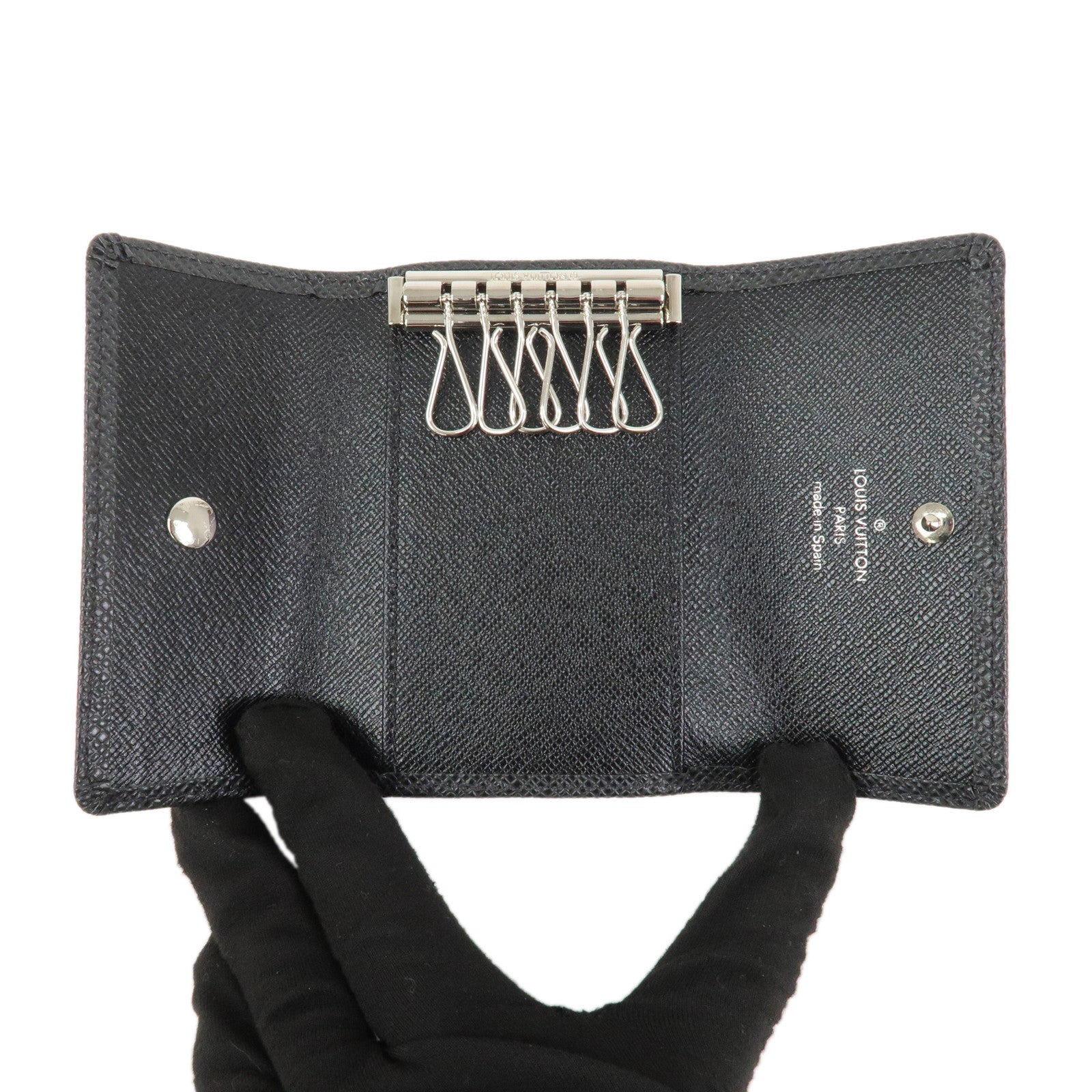 Louis Vuitton Taiga Multicles 6 Key Case Key Holder Ardoise M30532