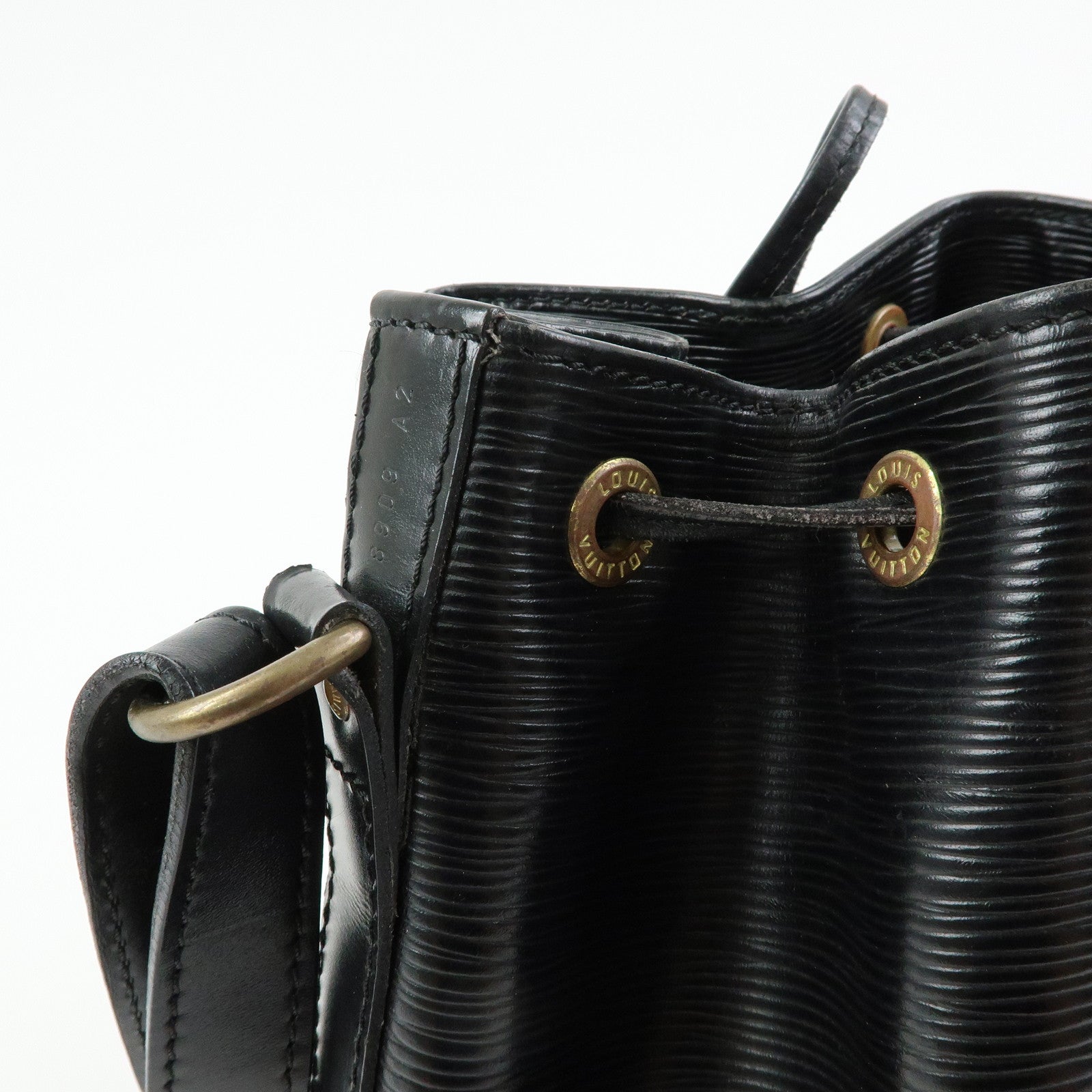 Louis Vuitton Epi Petit Noe Shoulder Bag Noir Black M59012