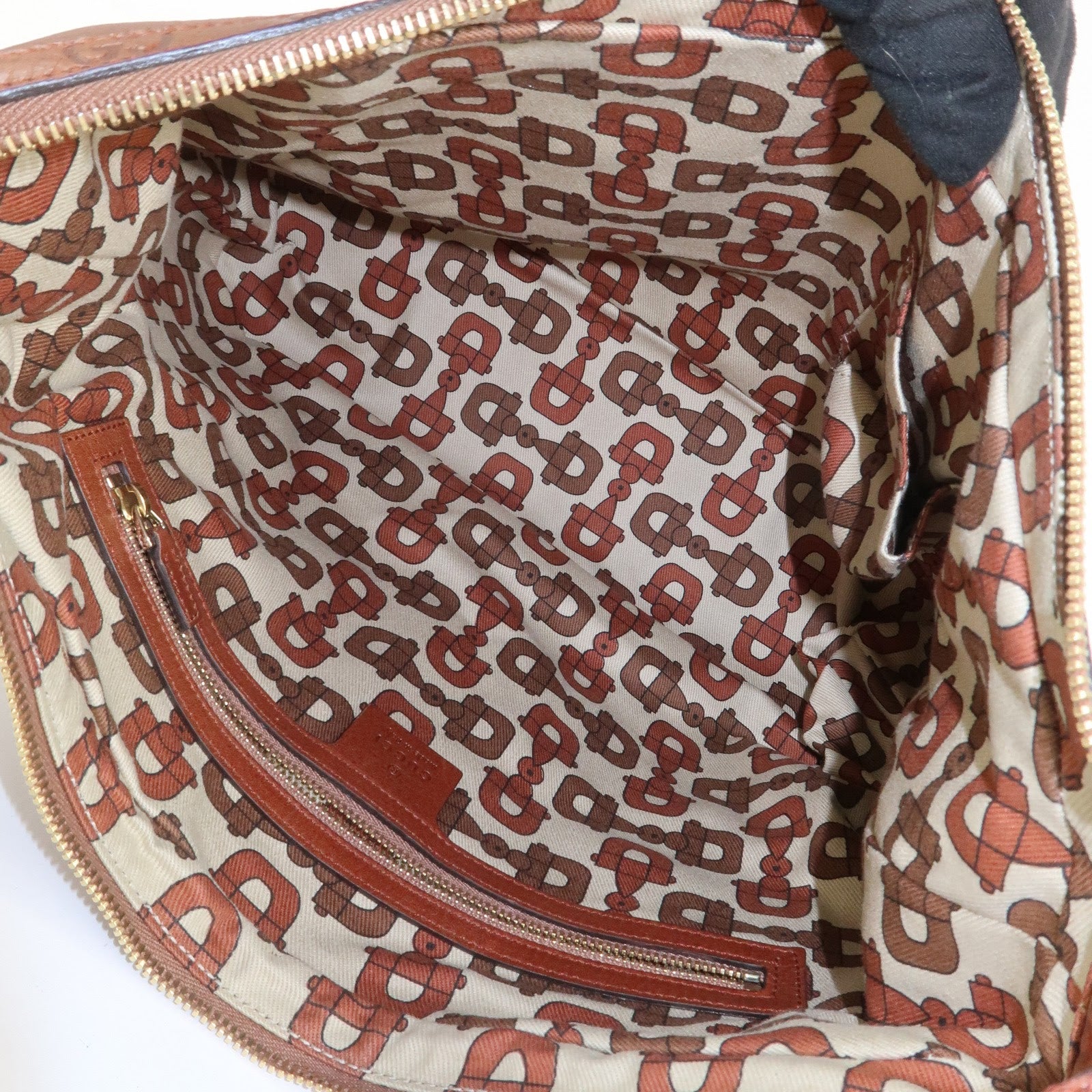 GUCCI Guccissima Leather Shoulder Bag Hand Bag Brown 181515