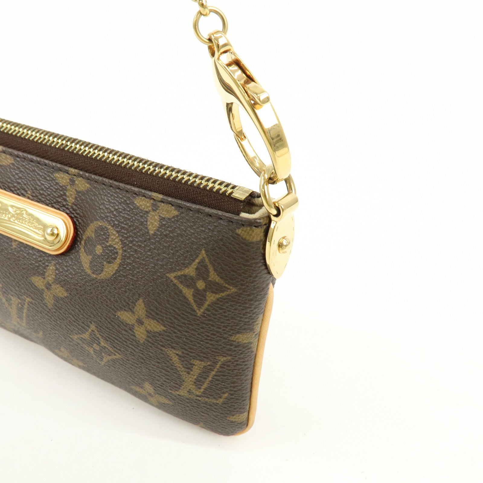 Louis Vuitton Monogram Pochette Milla MM Chain Hand Bag M60094