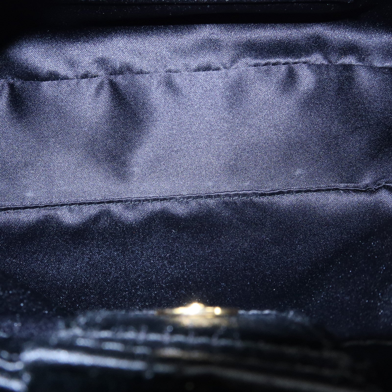 SAINT LAURENT PARIS YSL YVES SAINT LAURENT Velvet Satin Hand Bag