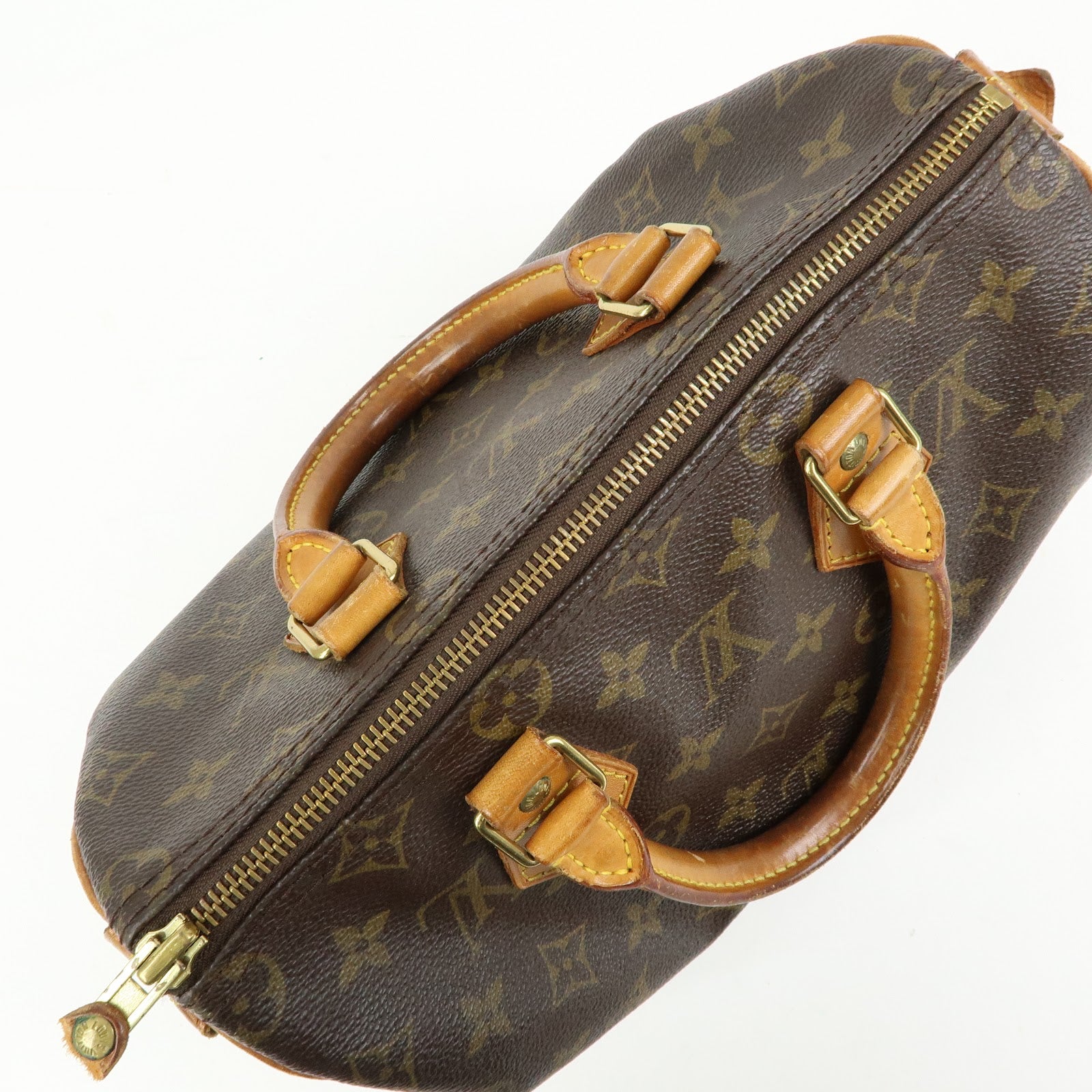 Louis Vuitton Monogram Speedy 25 Boston Bag Hand Bag Brown M41528